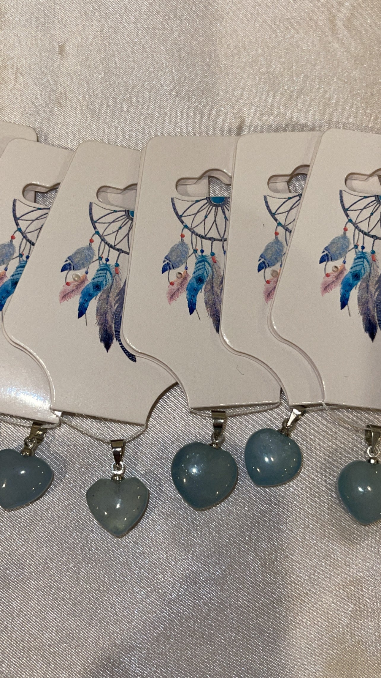 Aquamarine Mini Heart 925 Pendant