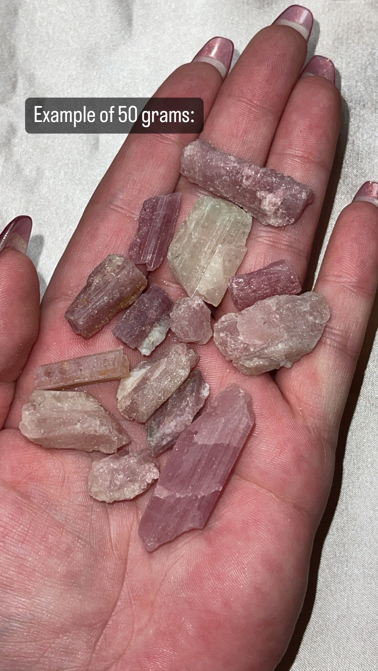 Watermelon Tourmaline Raw 50gram/100gram Bundle