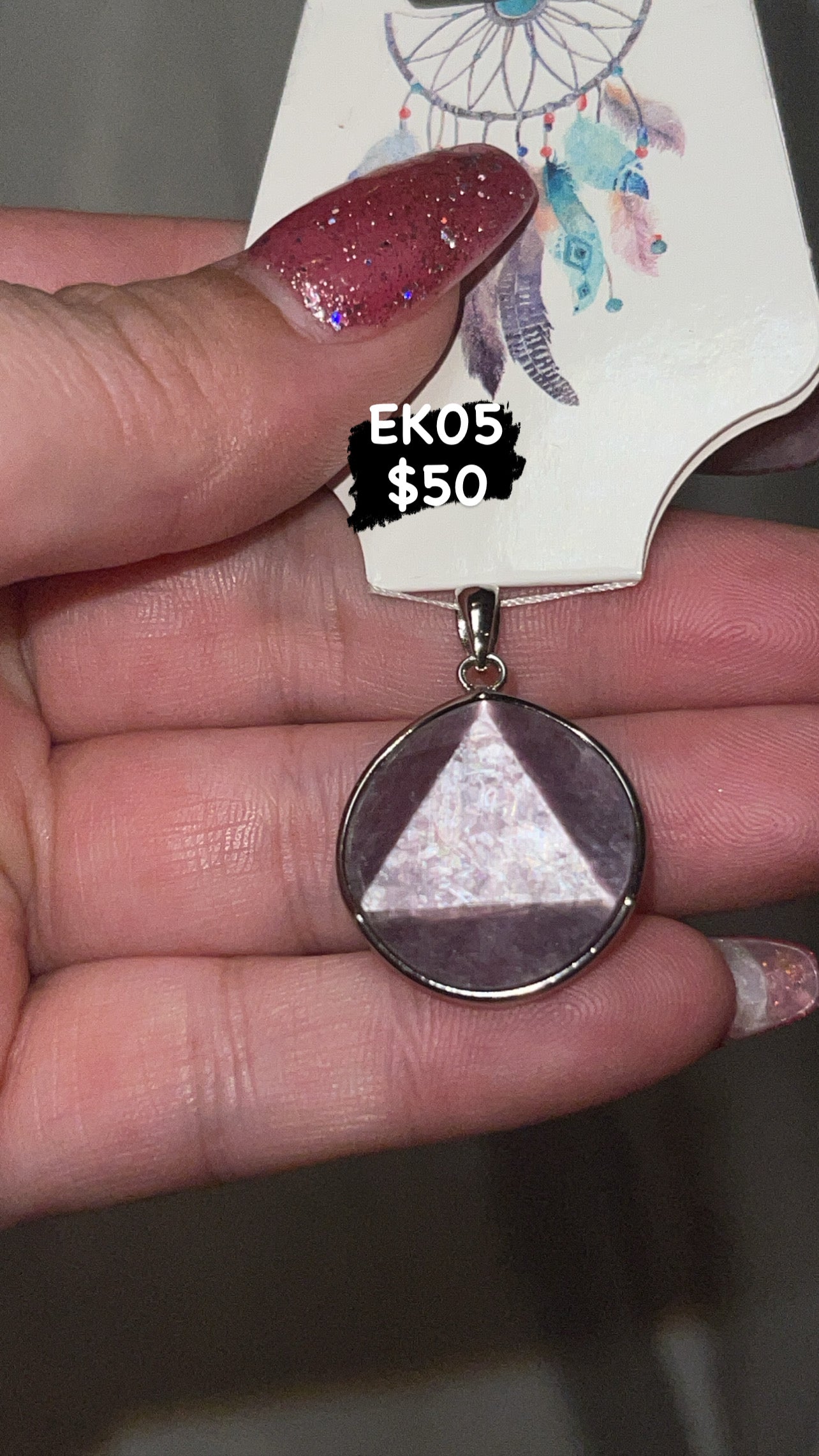 Gem Lepidolite Pendant (Choose Your Own!)