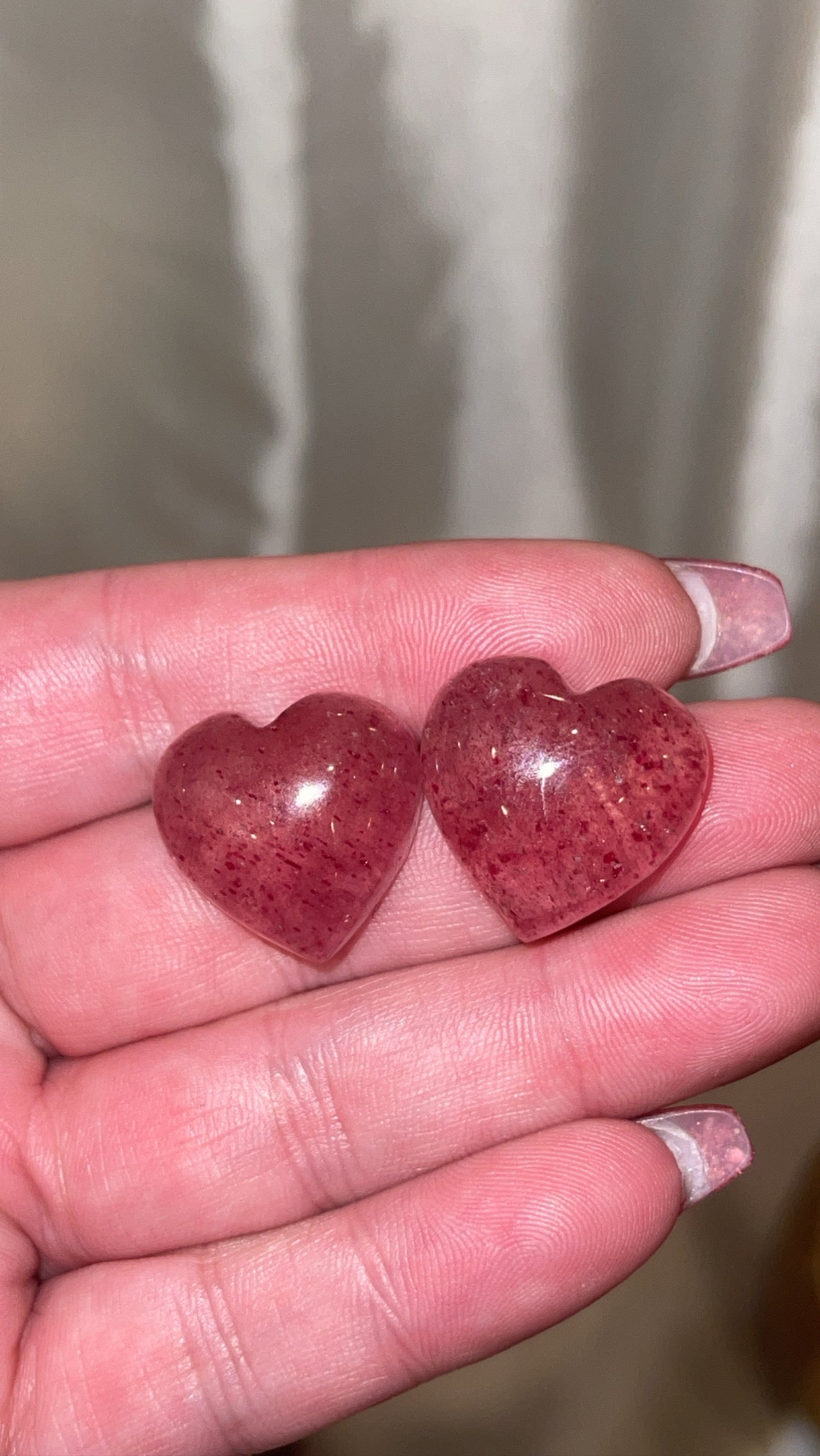 Strawberry Quartz Mini Carvings