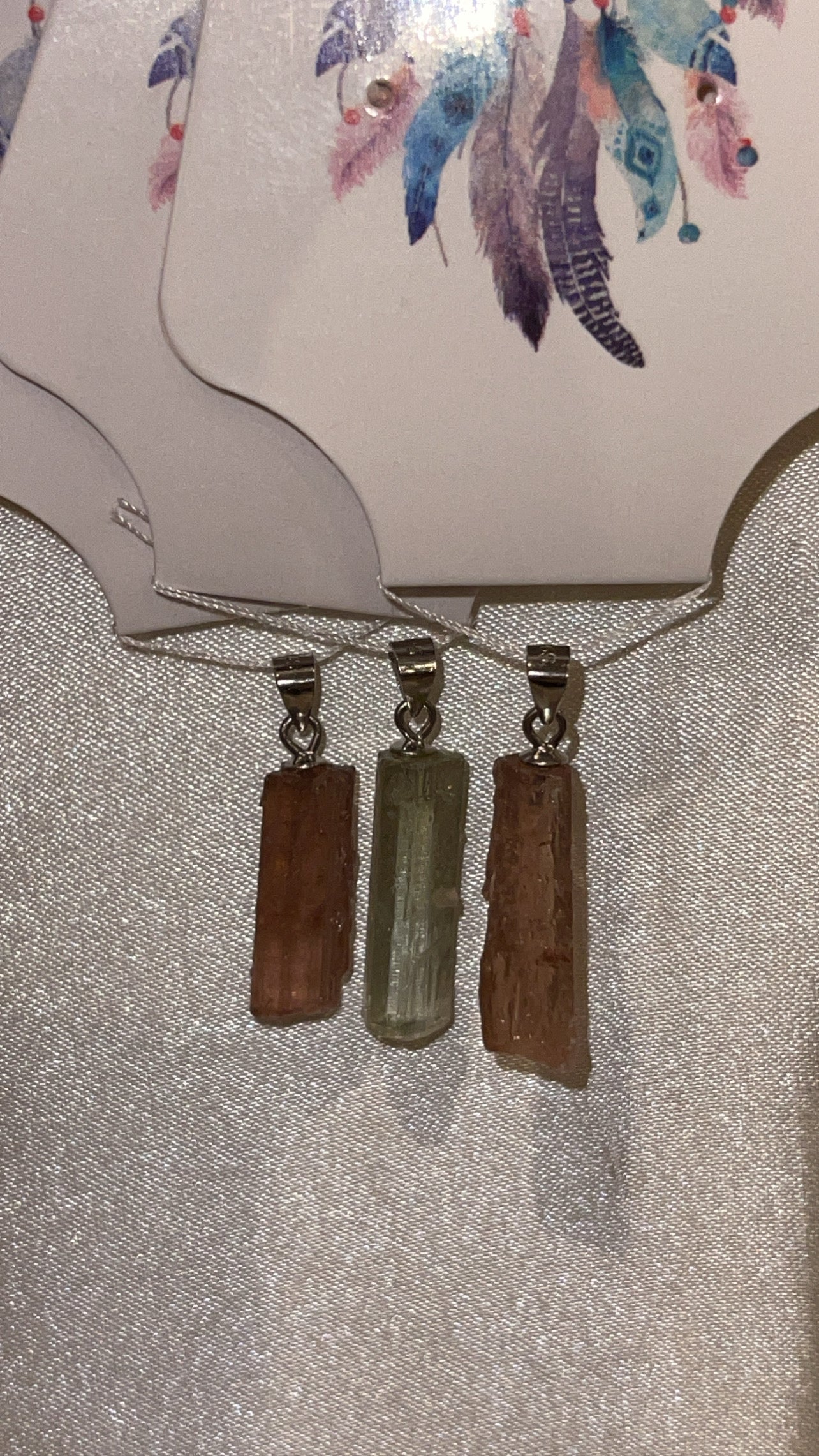 Tourmaline Raw 925 Pendant (Choose Your Own!)
