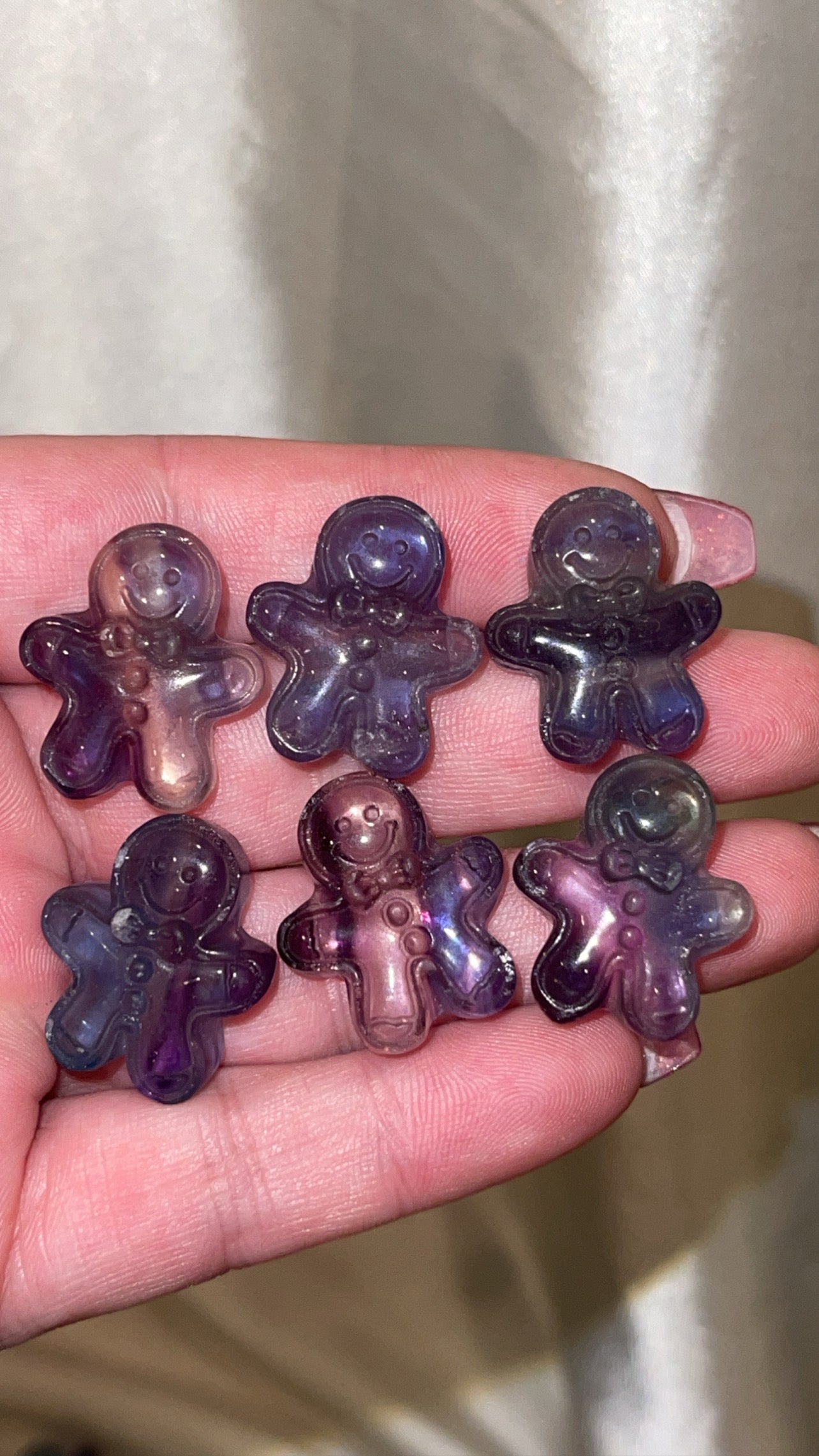 Fluorite Christmas Carving