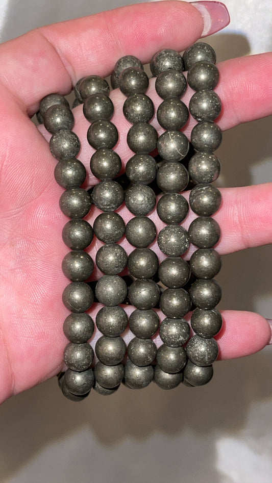 Pyrite Bracelet 8mm