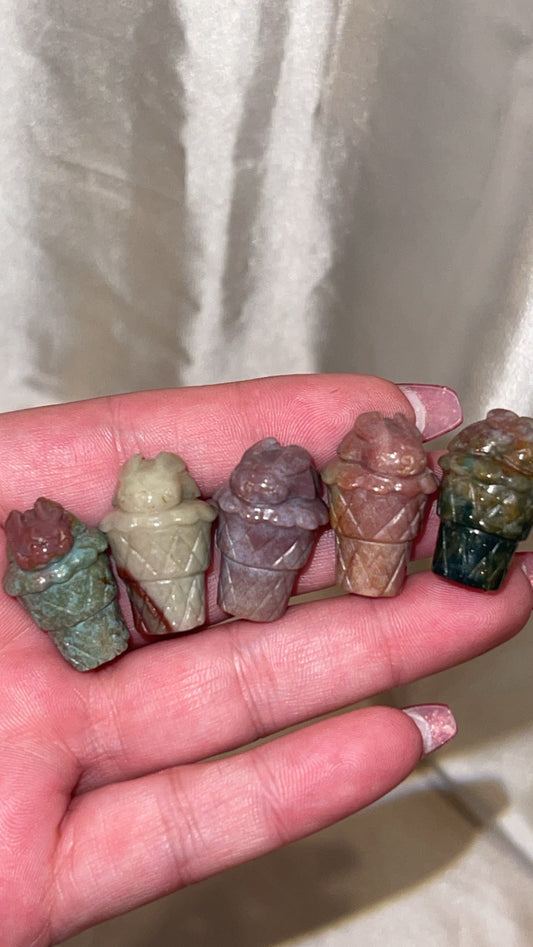 Ocean Jasper Mini Carvings