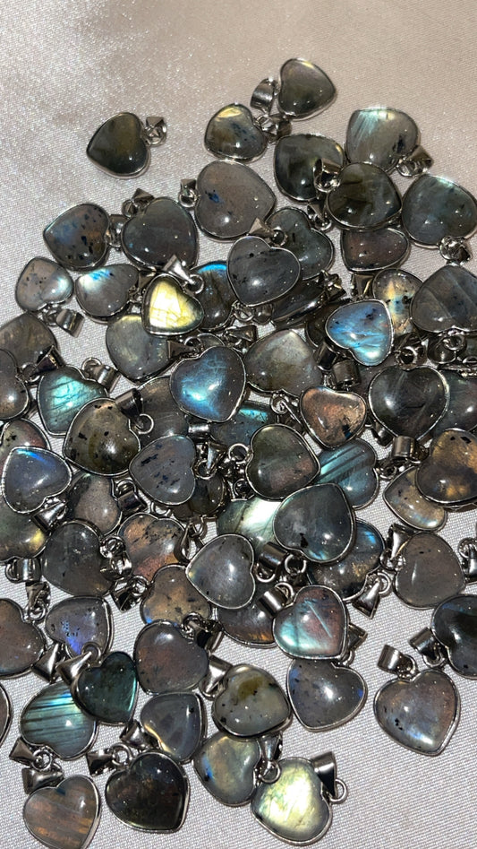 Labradorite Heart Mini Pendant
