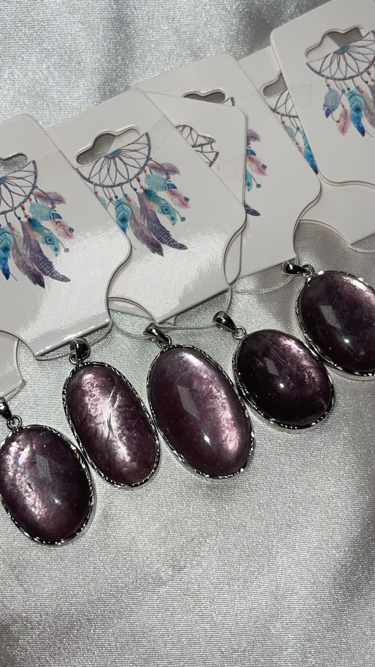 Gem Lepidolite Pendant (Choose Your Own!)