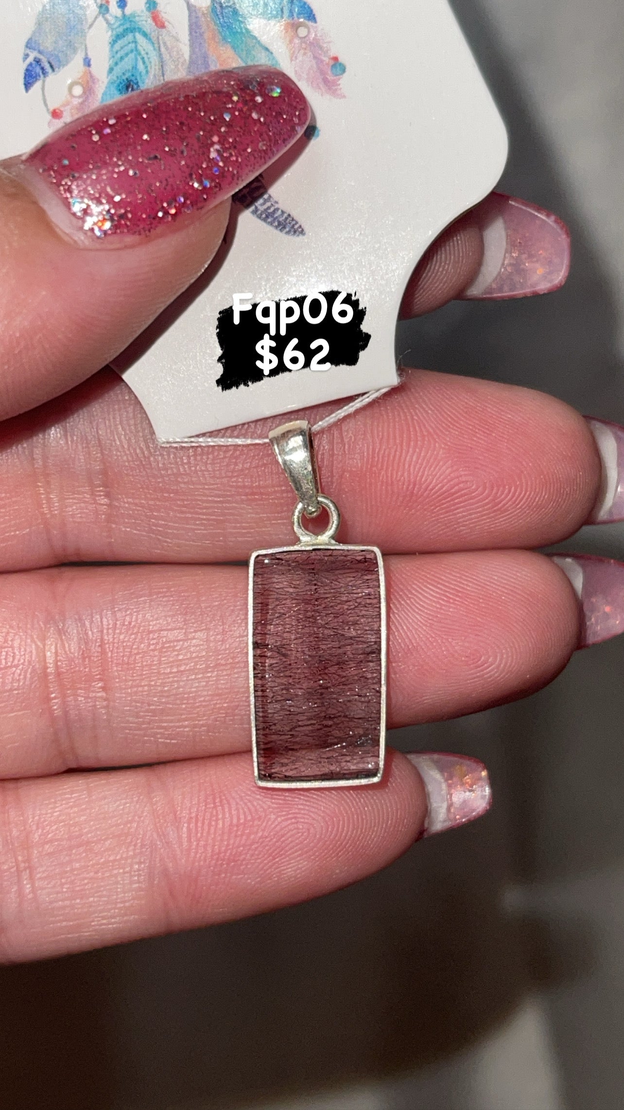 Firework Quartz Rare Pendant (Choose Your Own!)