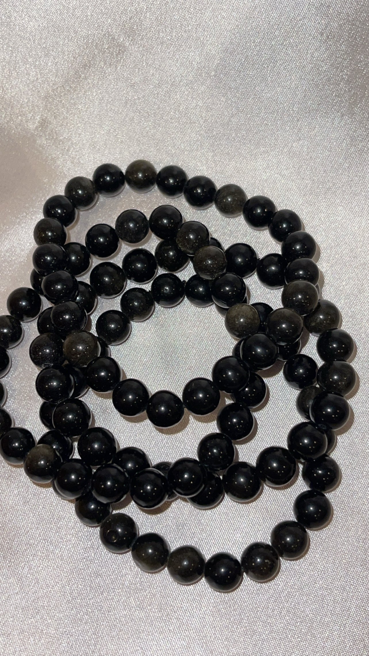 Gold Sheen Obsidian Bracelet 8mm