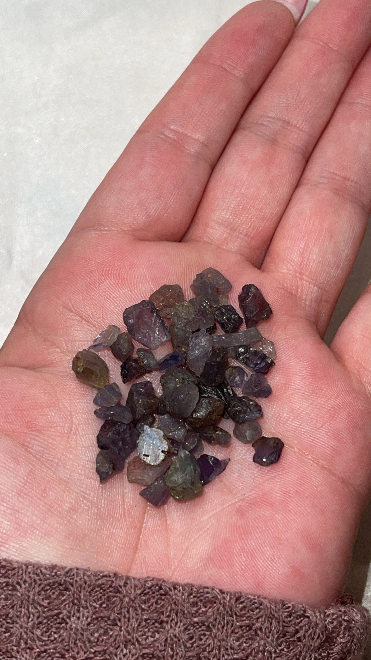 Tanzanite Raw Bundle Bag