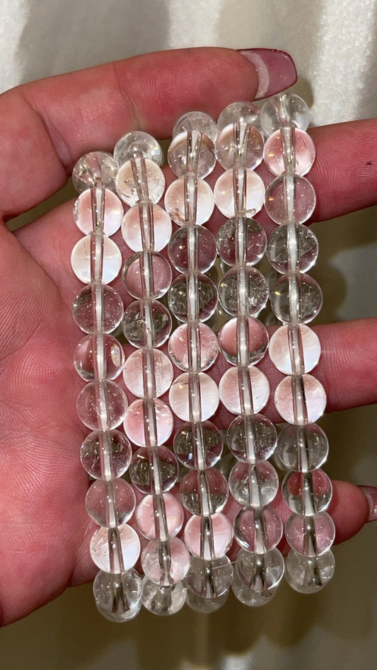 Clear Quartz AAA Bracelet 6mm/8mm
