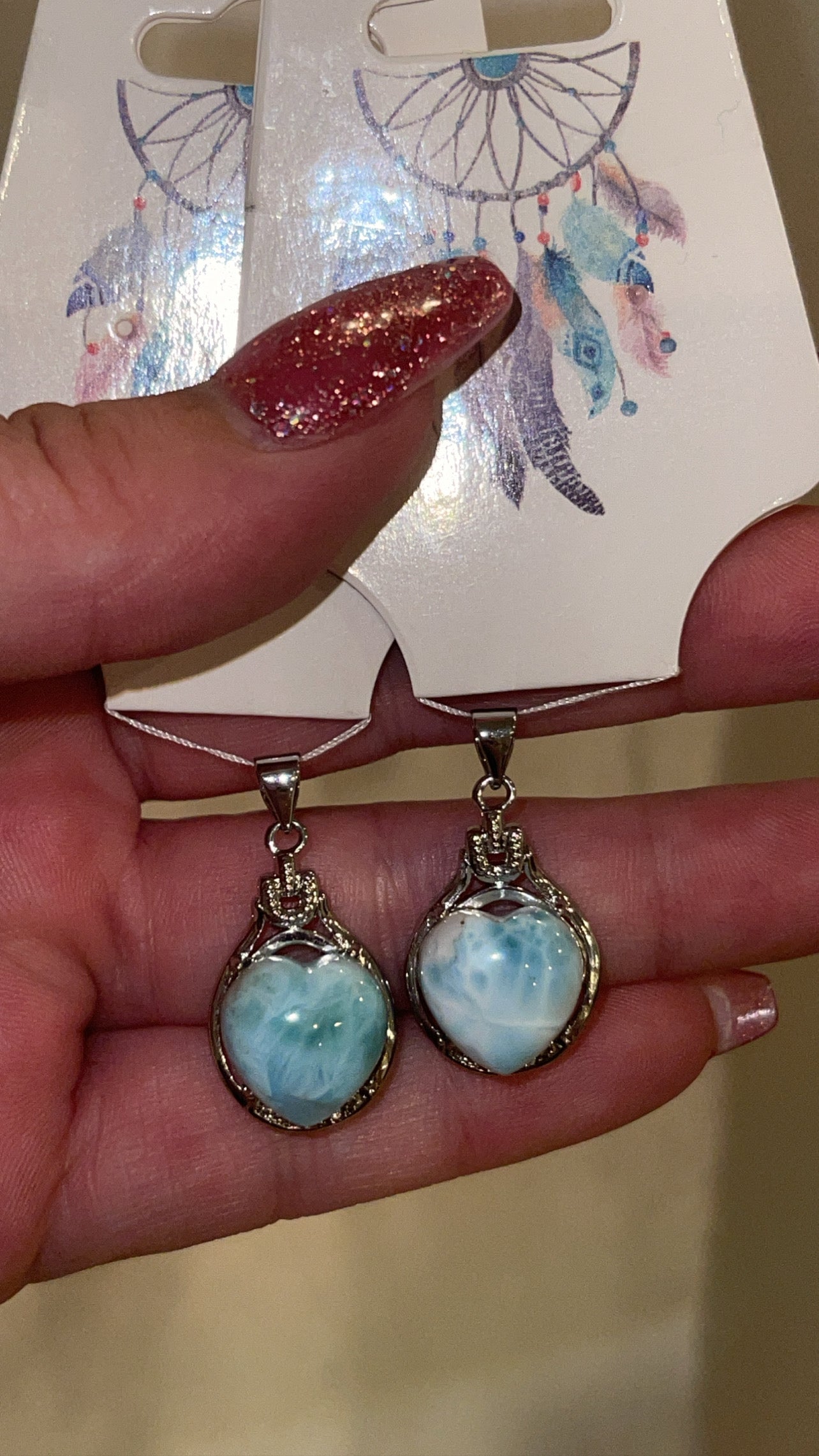 Larimar Pendant