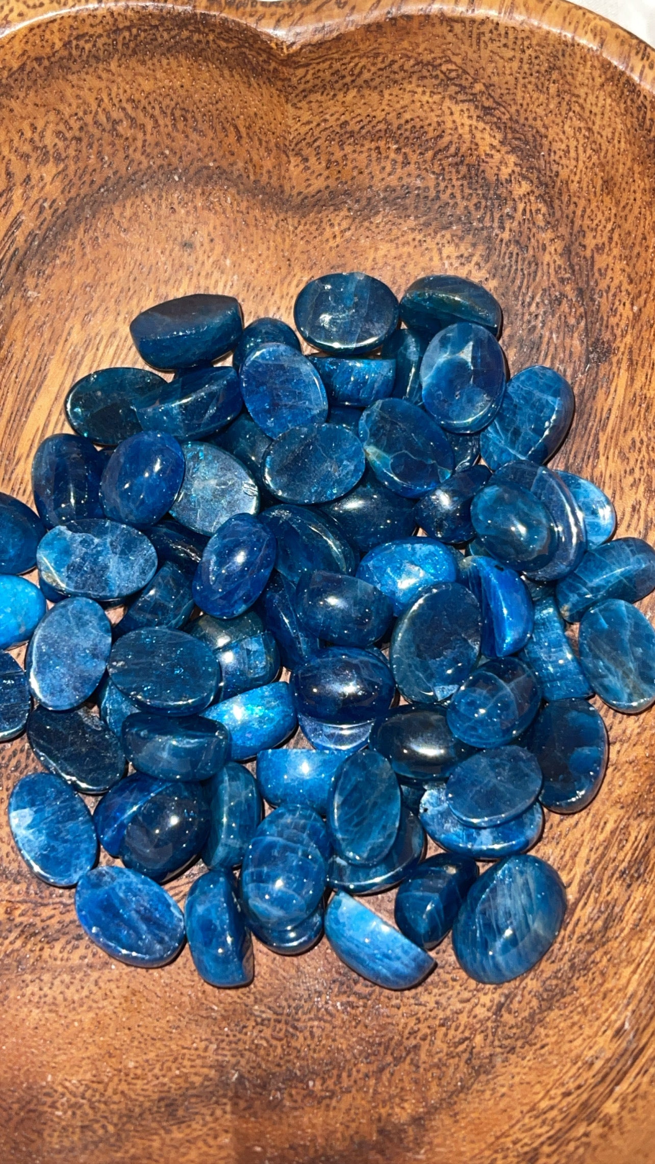 Blue Apatite Cabachon
