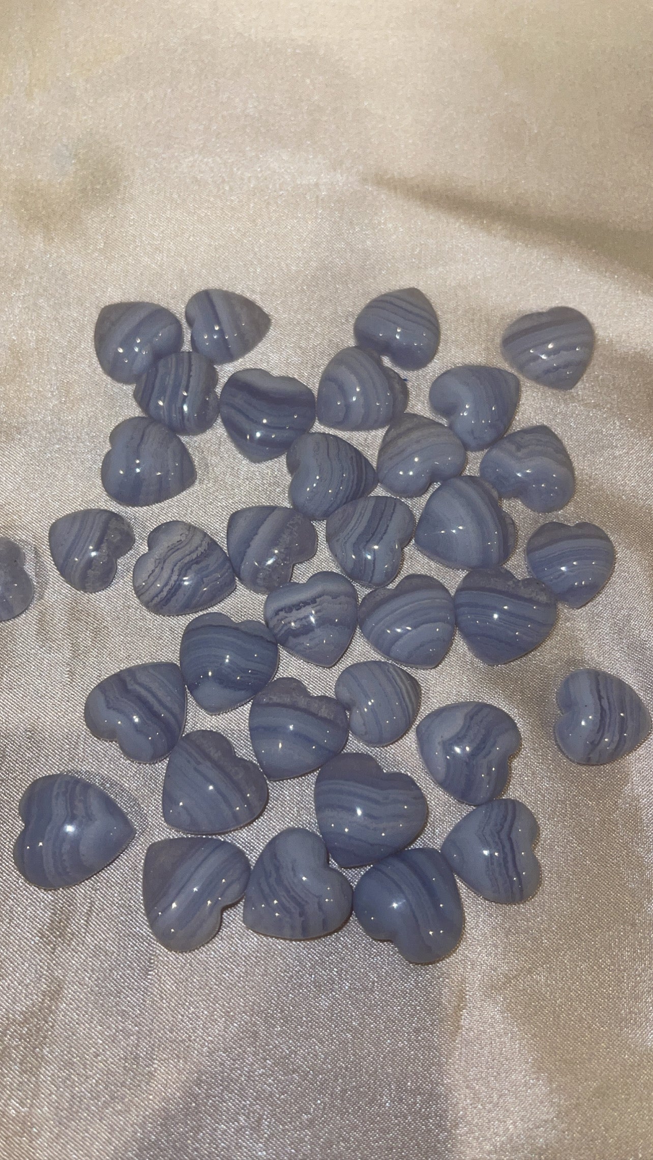 Blue Lace Agate Mini Heart