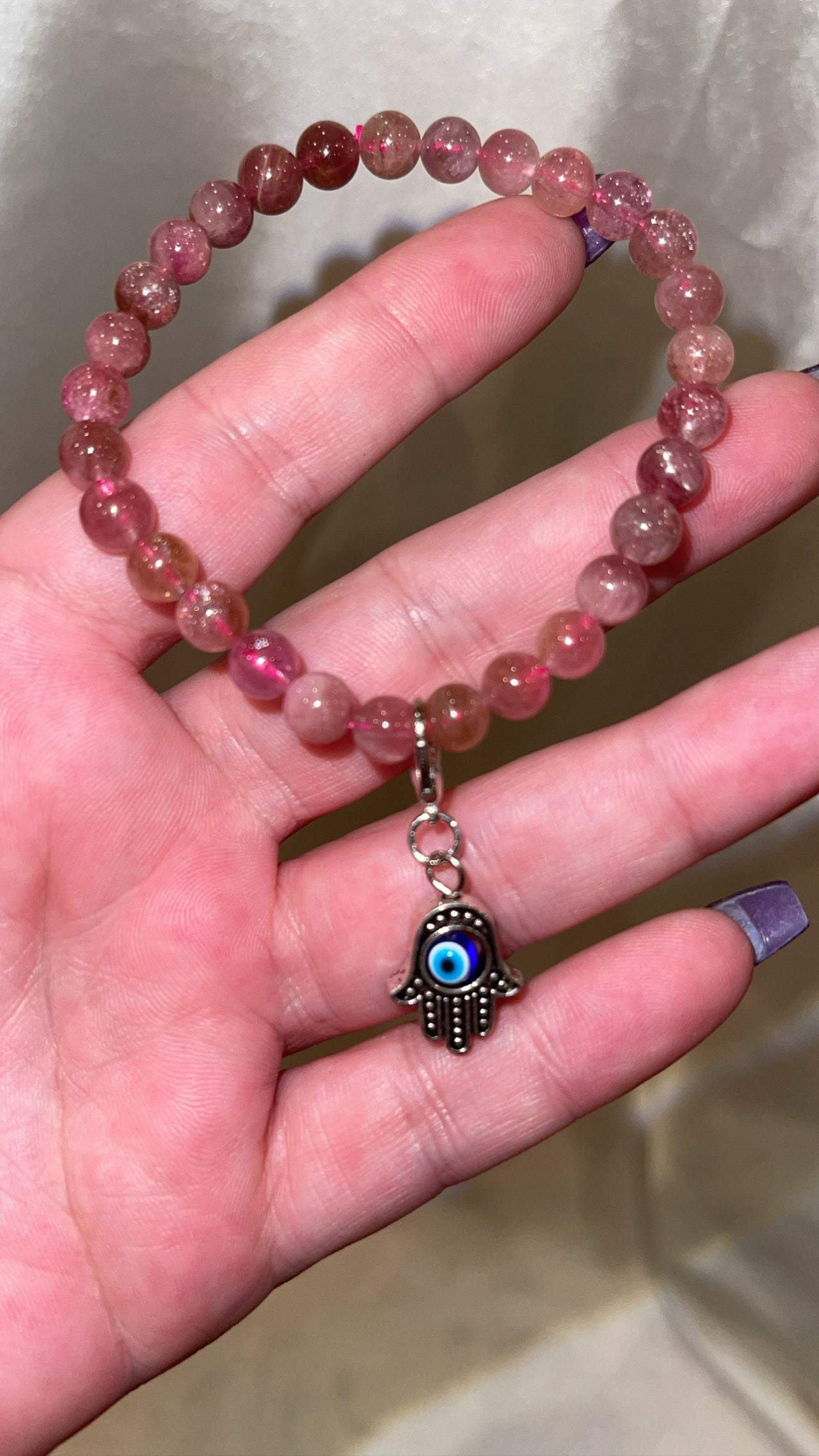 Hamsa Evil Eye Clip On Charm