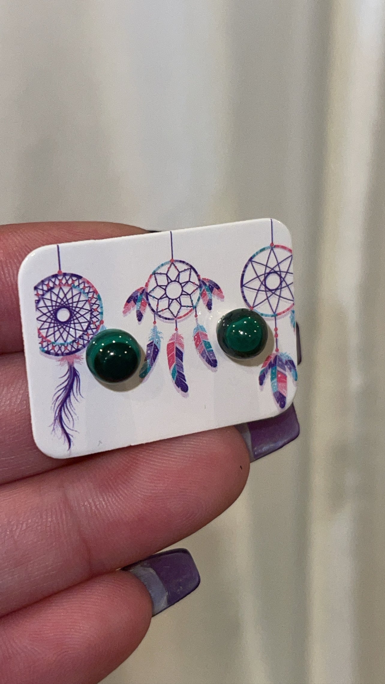 Crystal Stud Earrings ($9 each)