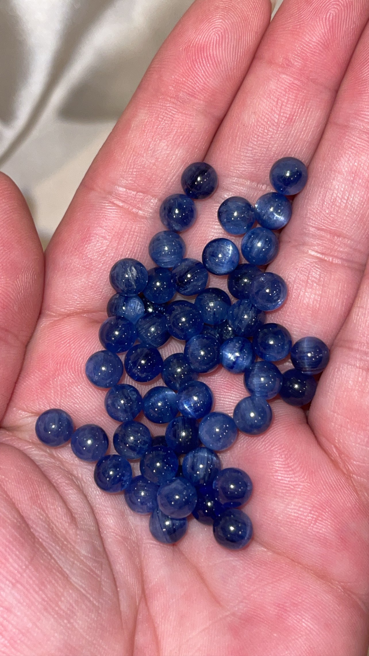 Blue Kyanite Micro Mini Sphere