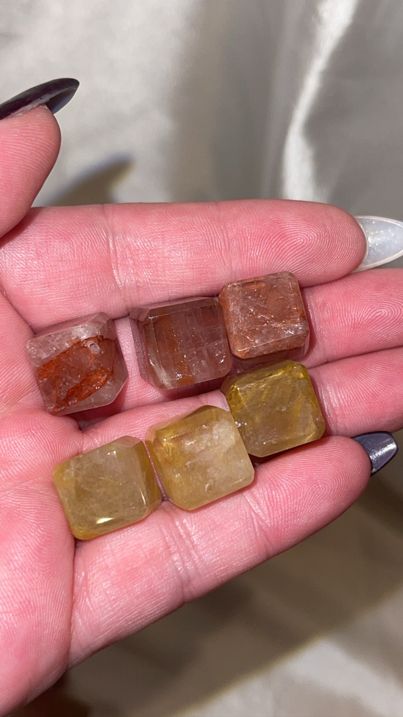 Fire Quartz/Golden Healer Cubes
