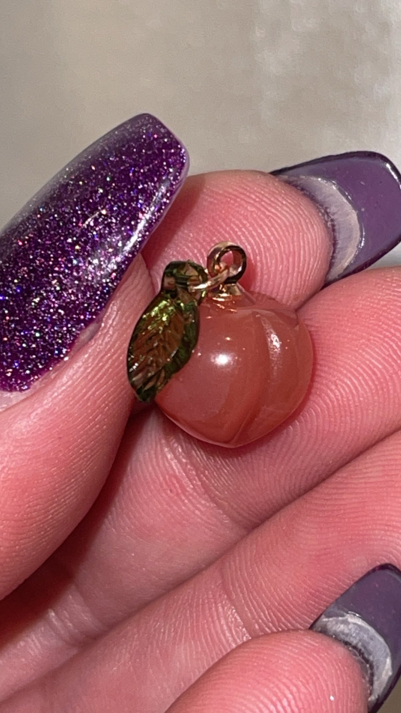 Yanyuan Pink Agate Mini Peach