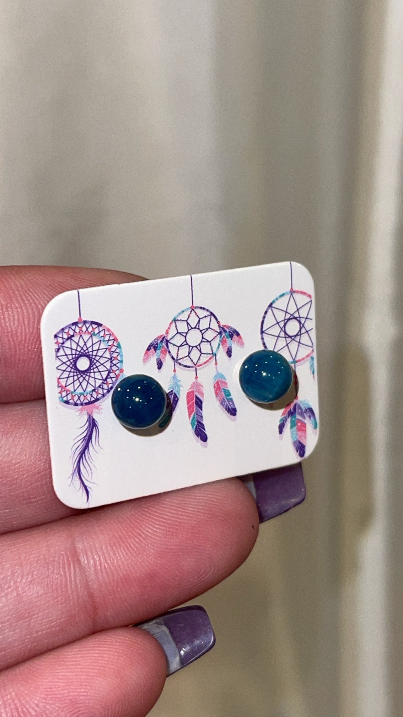 Crystal Stud Earrings ($9 each)