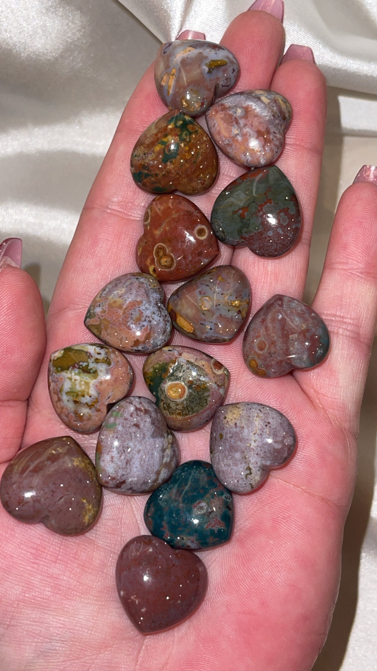Ocean Jasper Heart