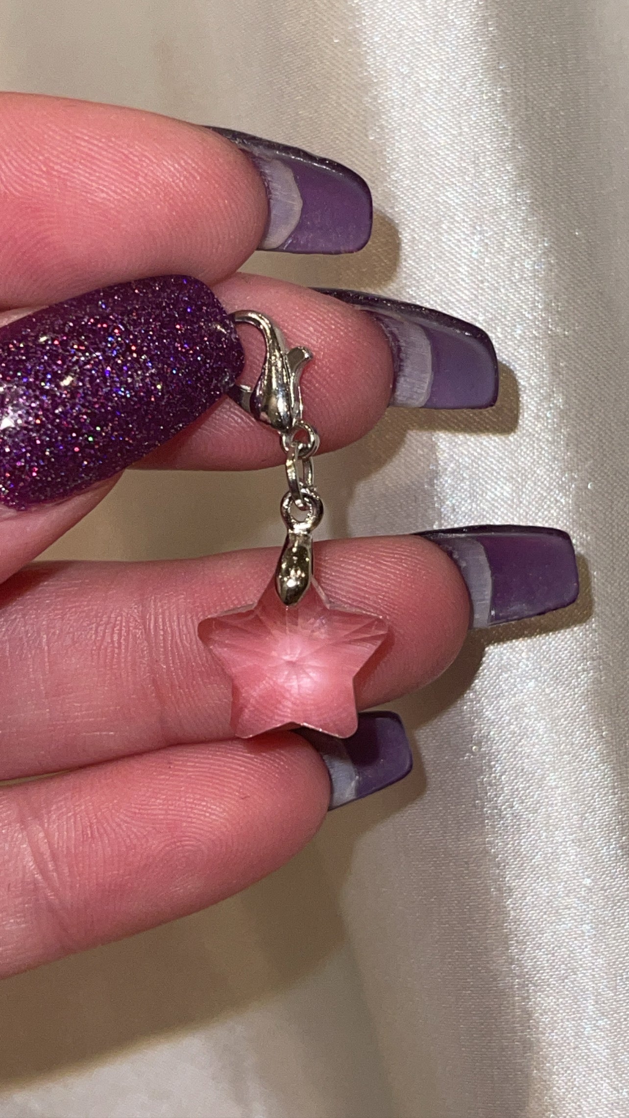 Glass Clip On Charms