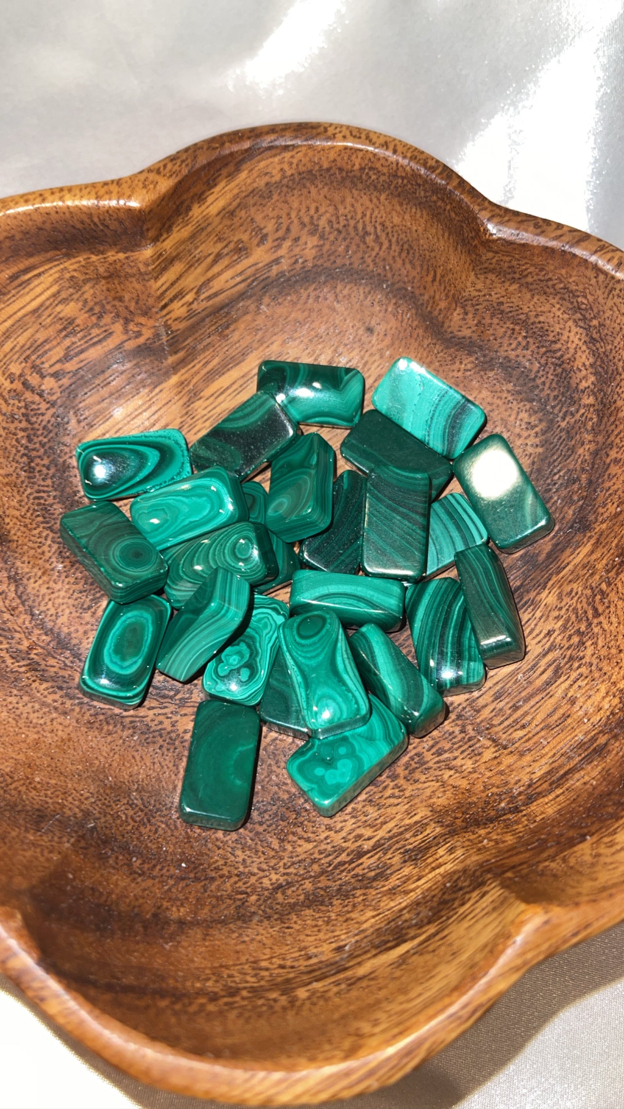 Malachite Rectangle Cabachon