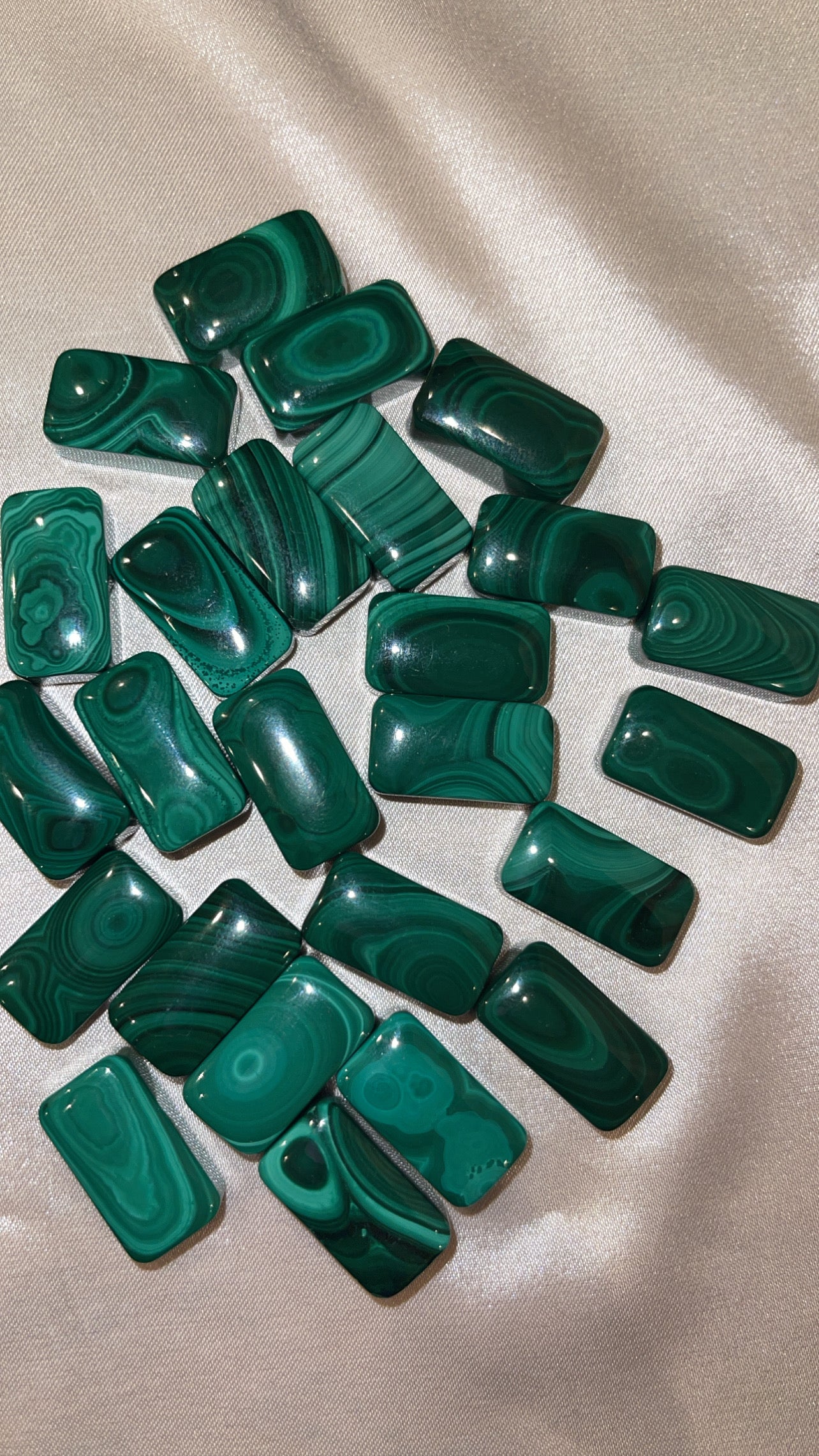 Malachite Rectangle Cabachon