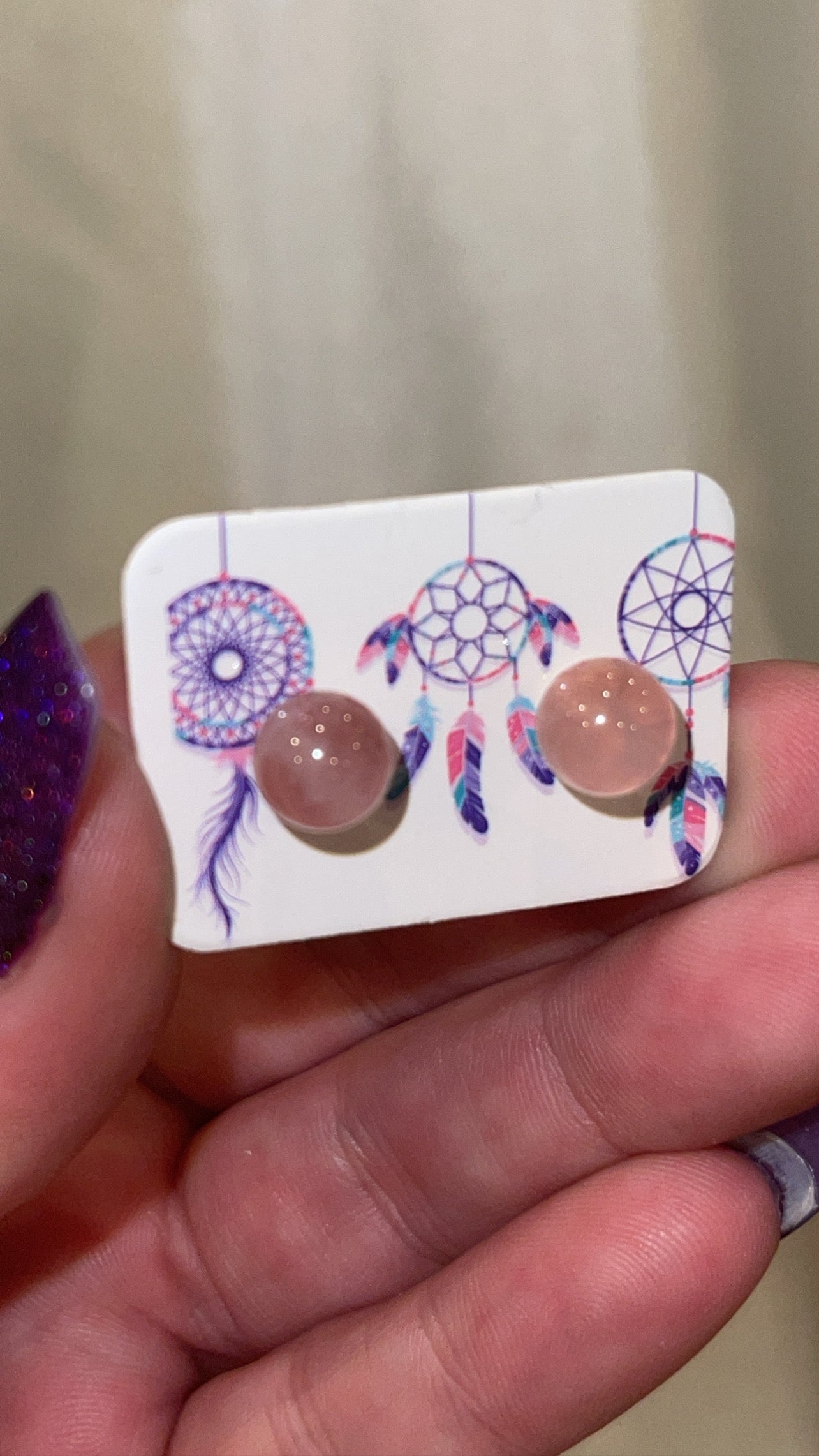 Crystal Stud Earrings ($8 each)