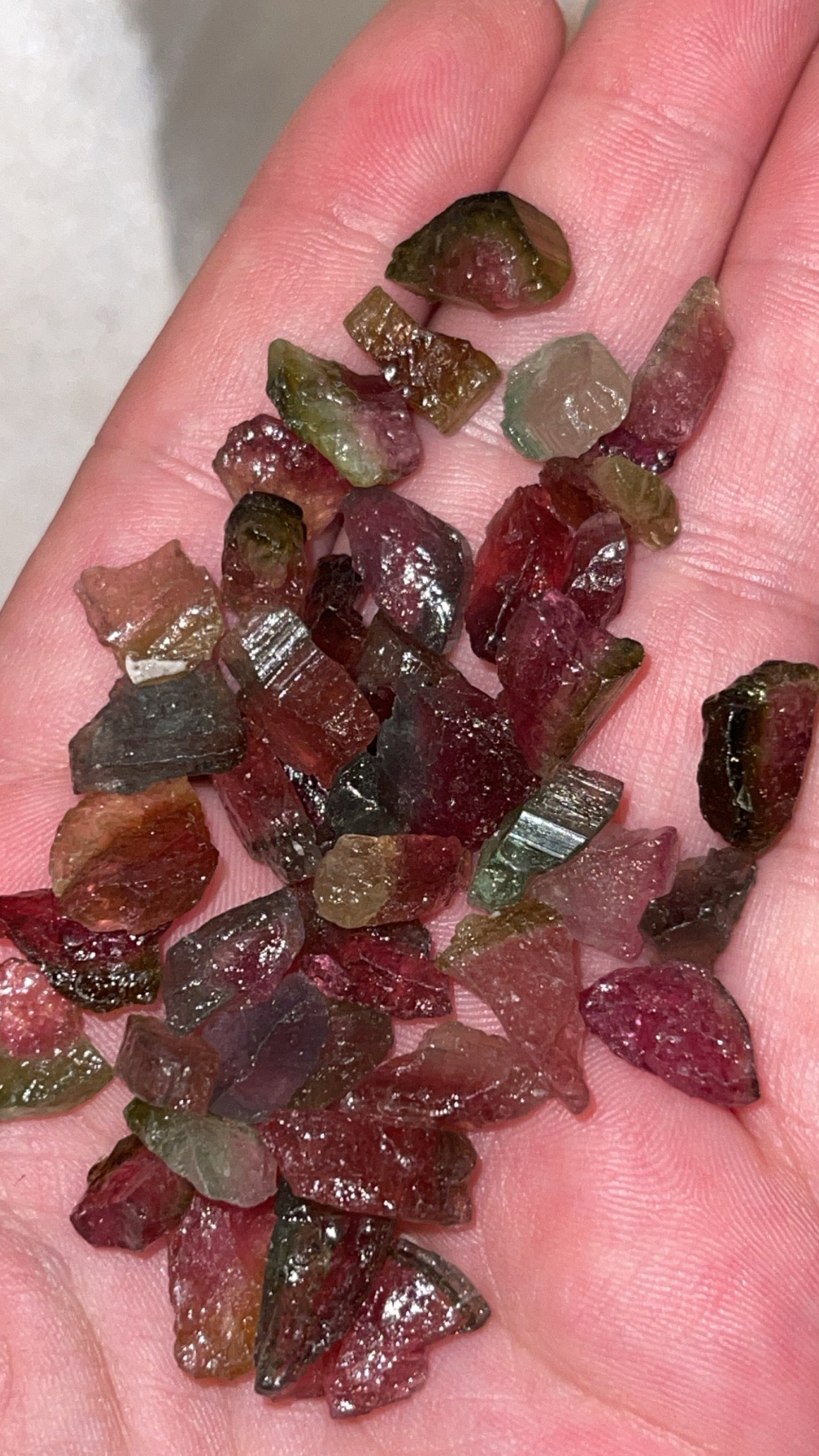 Watermelon Tourmaline Mini Raw