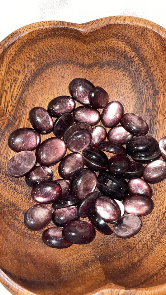 Gem Lepidolite Cabachons