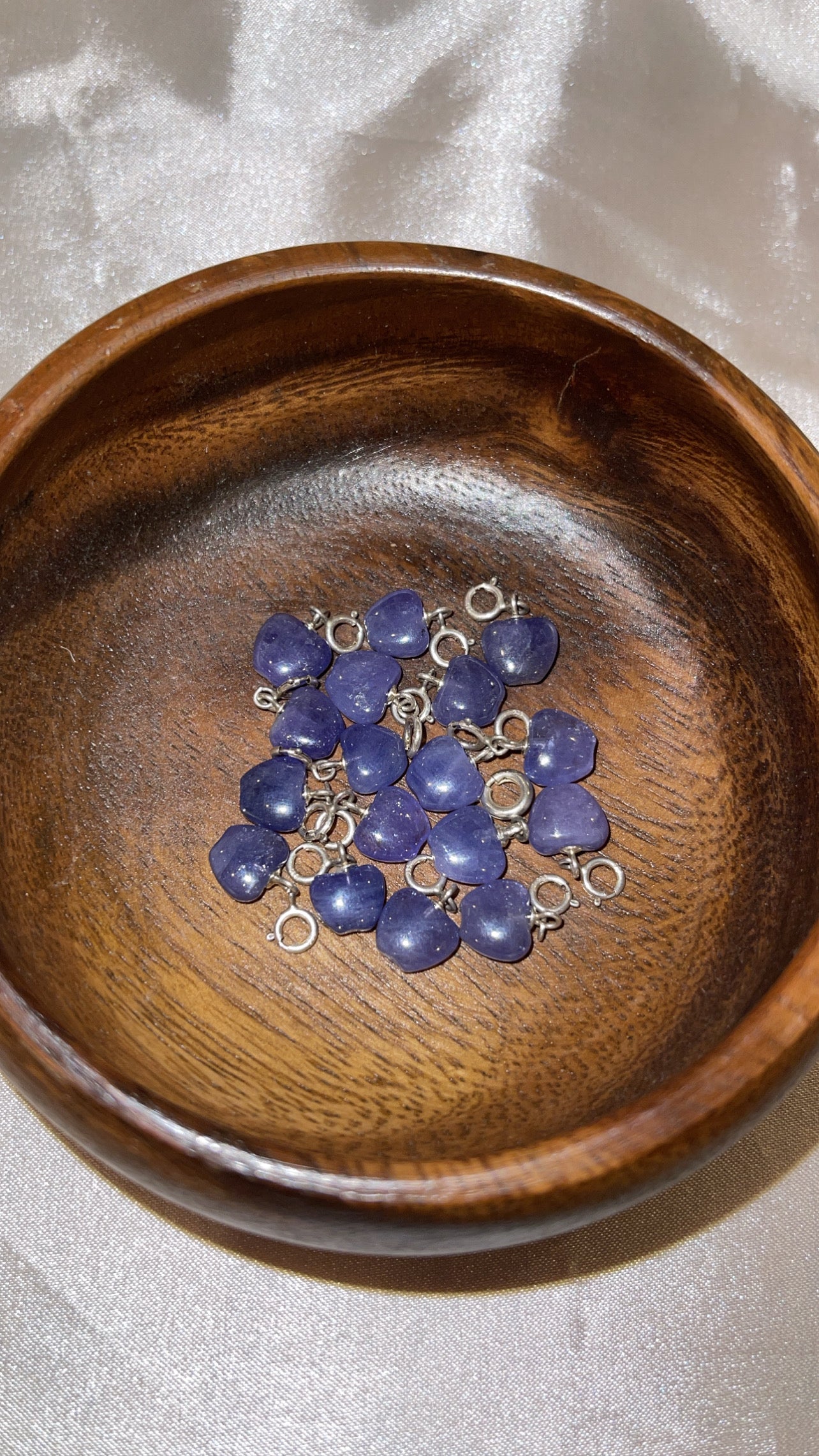 Tanzanite Clip On Charm