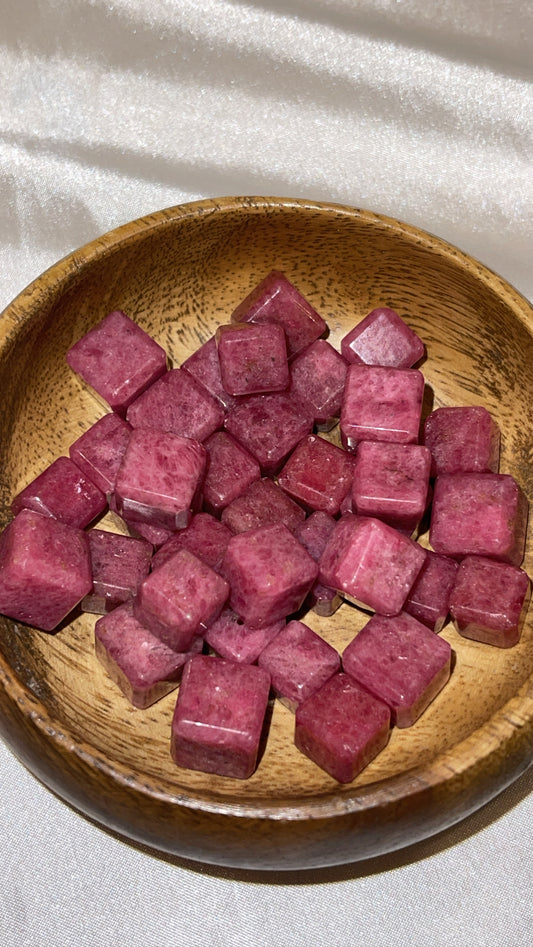 Rhodonite Cube