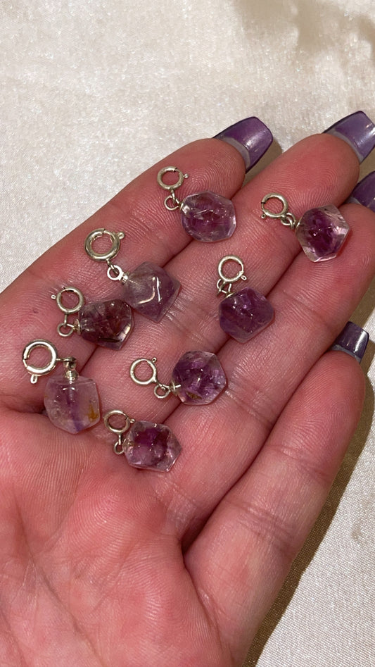 Phantom Amethyst Clip On Charm