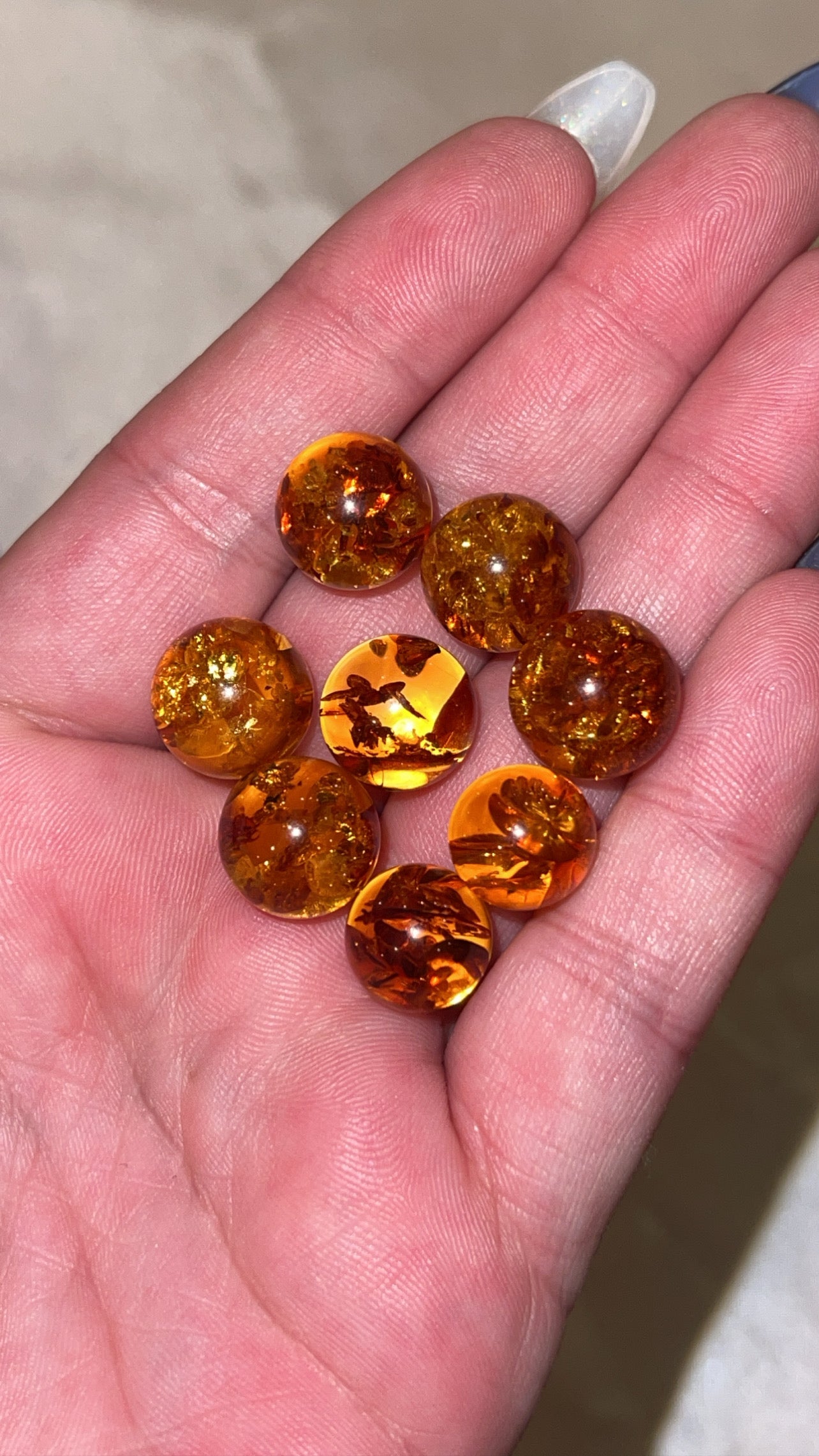 Amber Mini Sphere