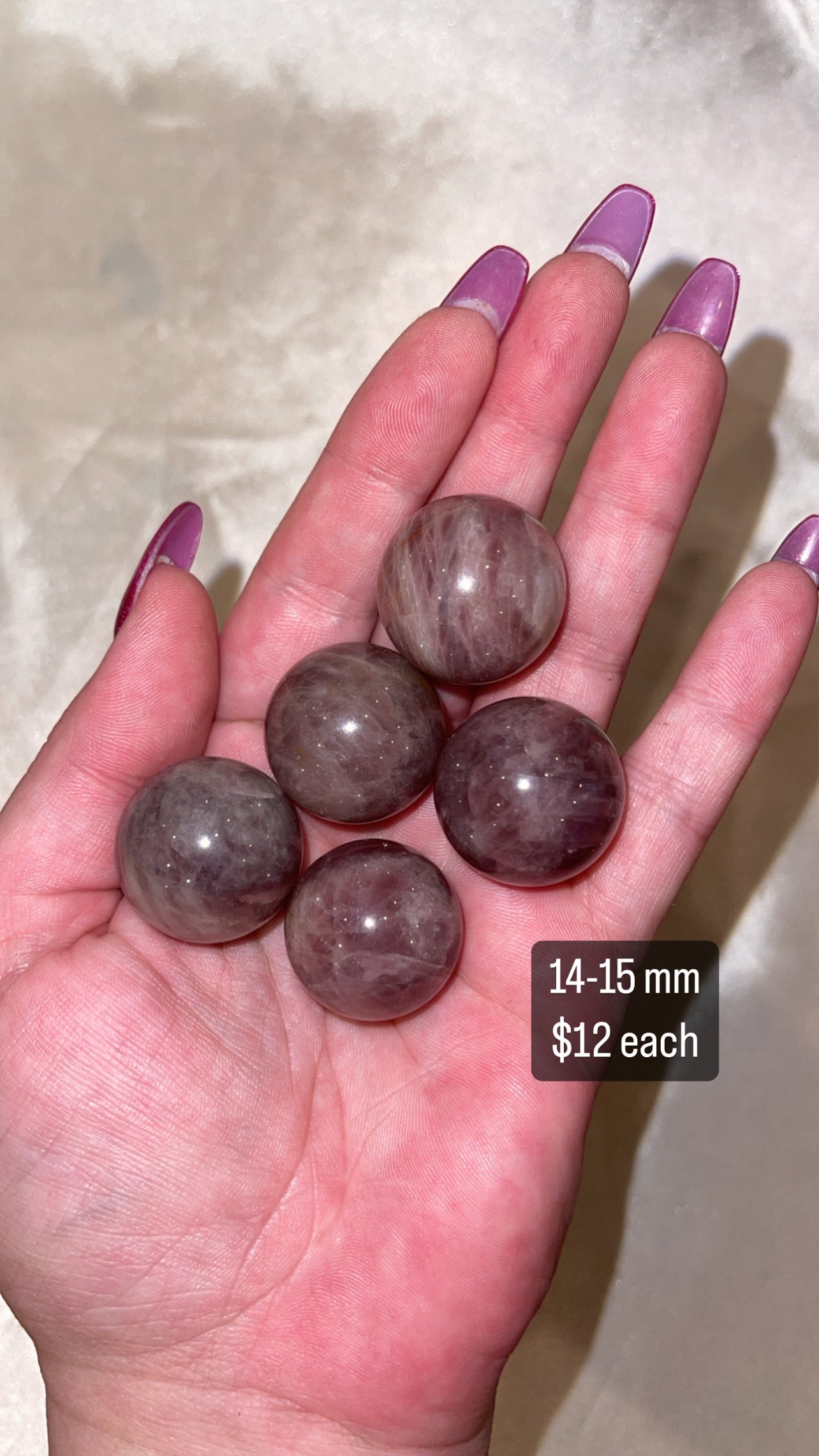 Lavender Rose Quartz Sphere