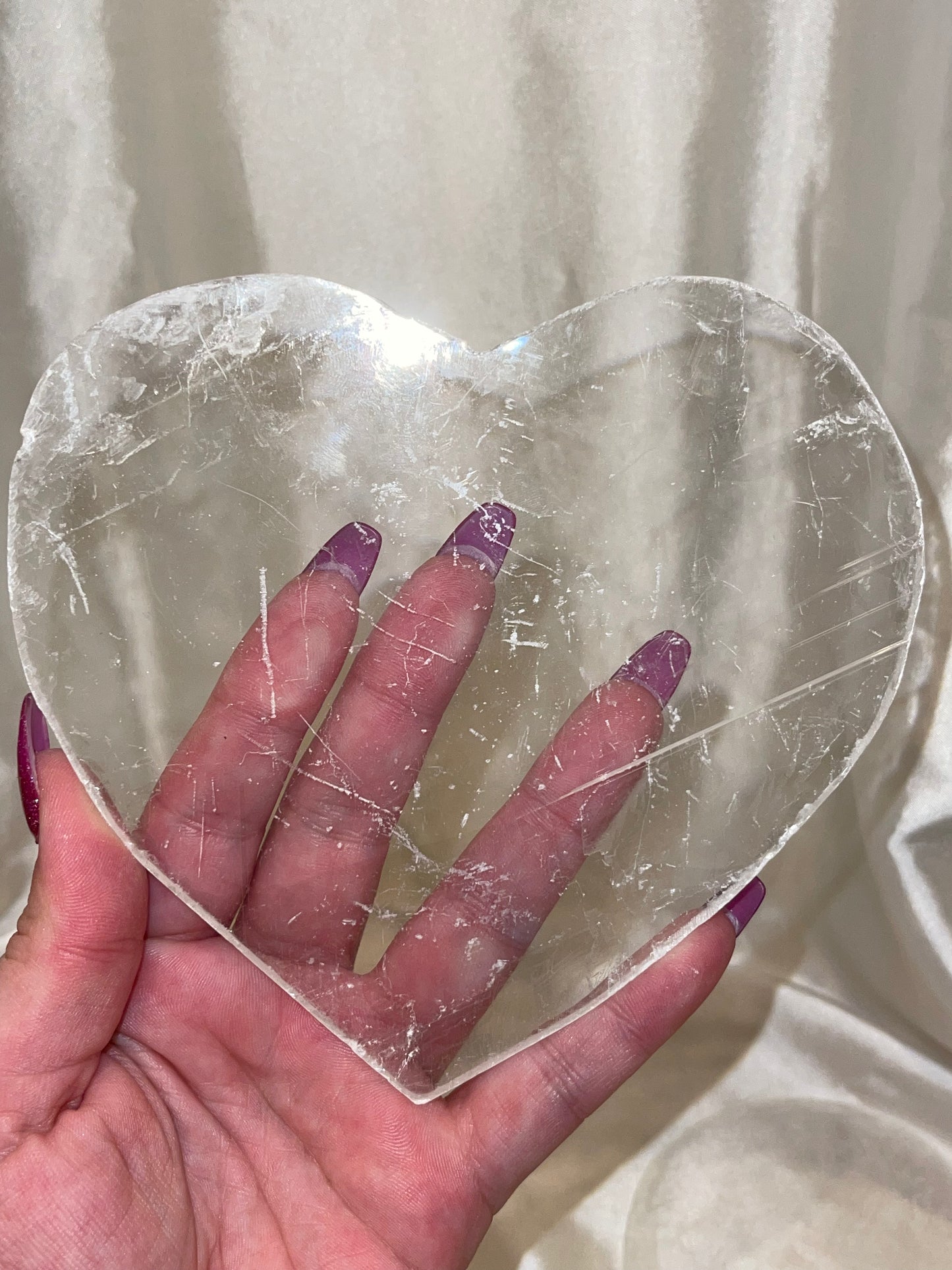 Selenite Clear Charging Plates