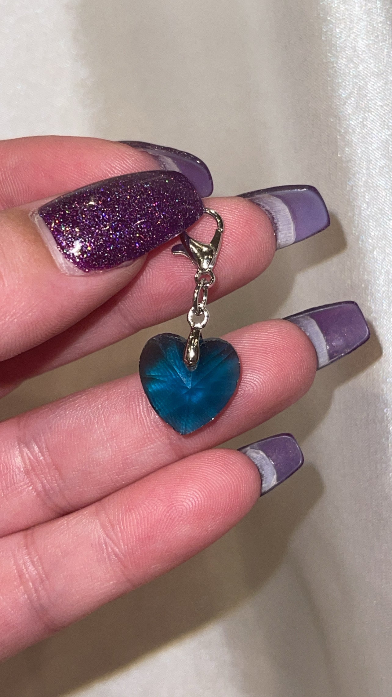 Glass Clip On Charms