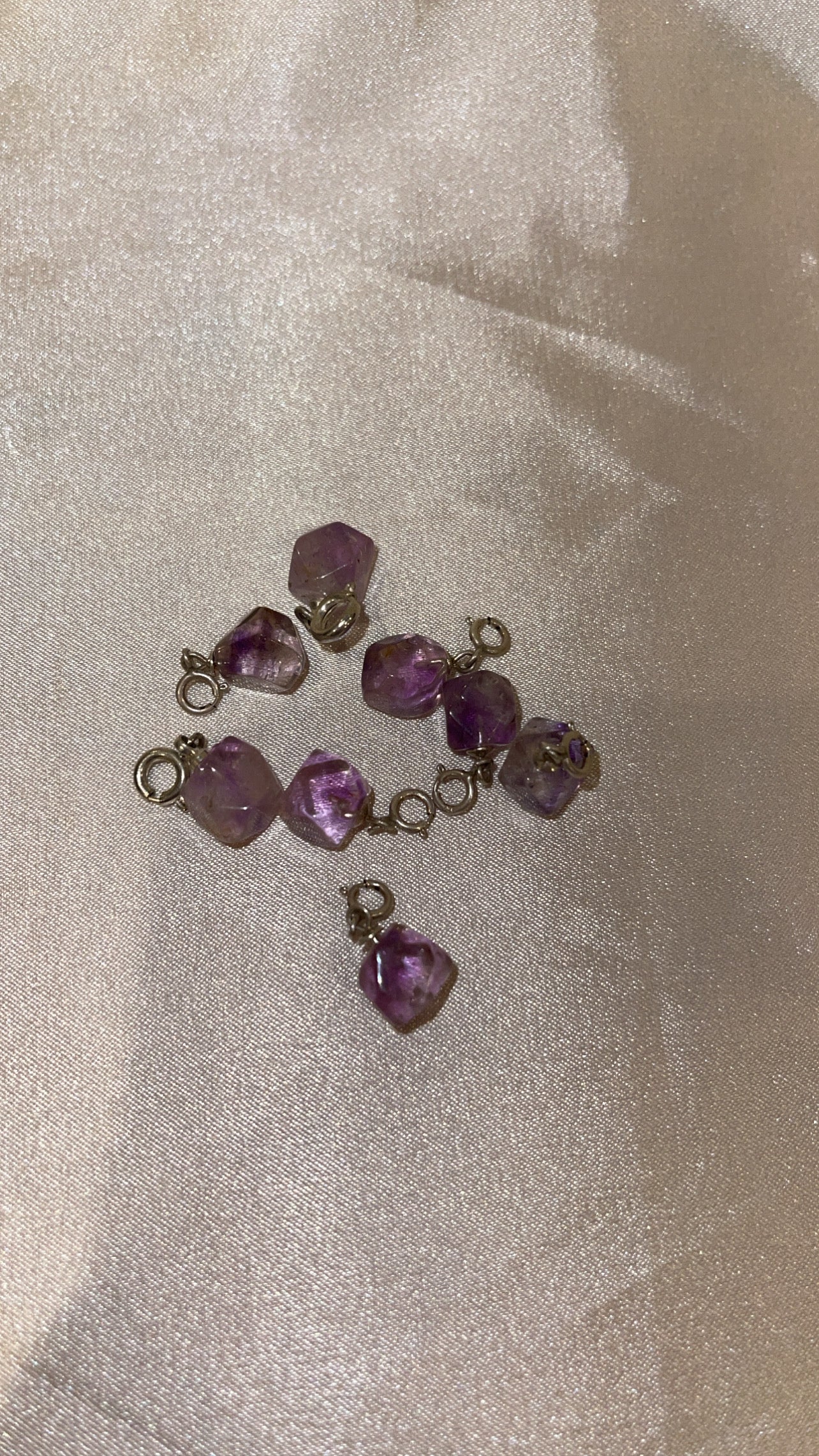 Phantom Amethyst Clip On Charm