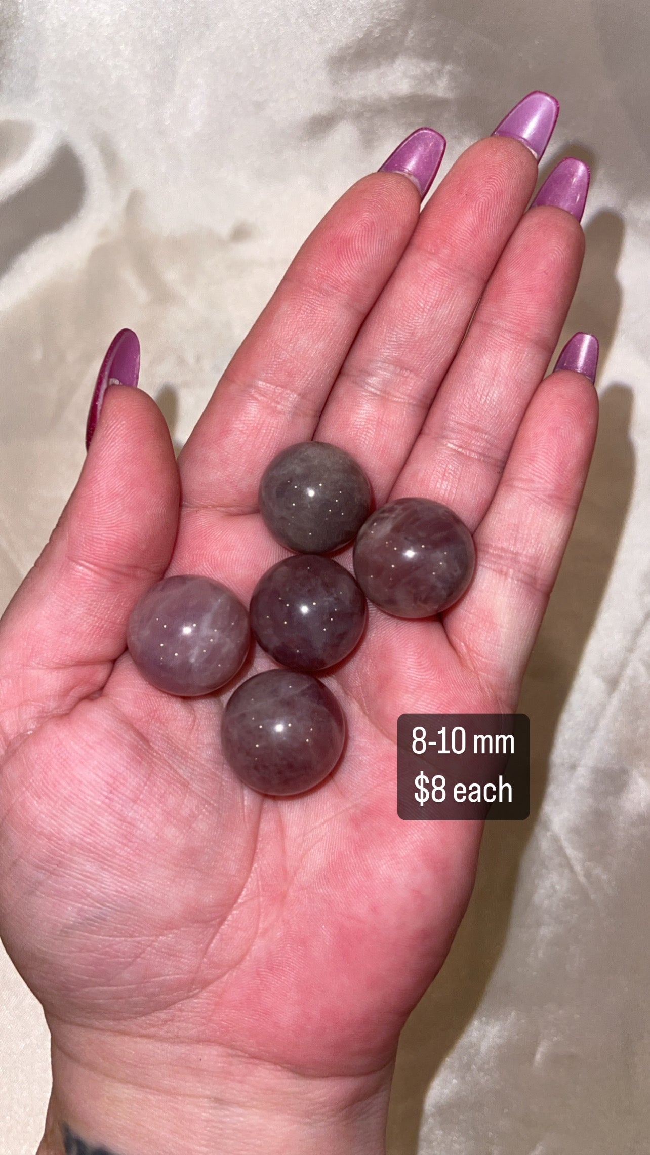 Lavender Rose Quartz Sphere