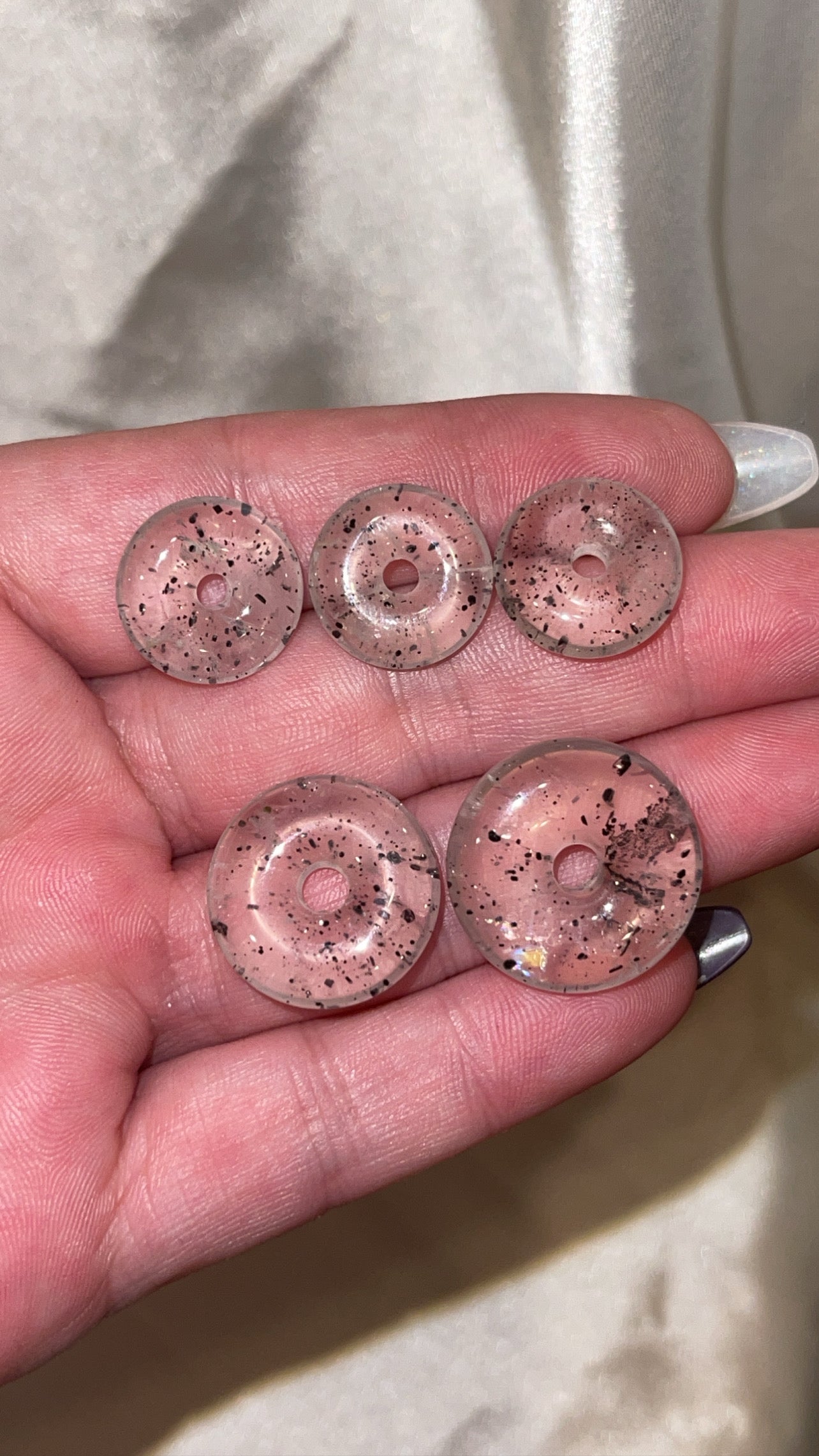 Included Quartz (Mica/Lepidocrosite) Donut