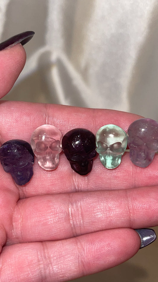 Fluorite Mini Skull