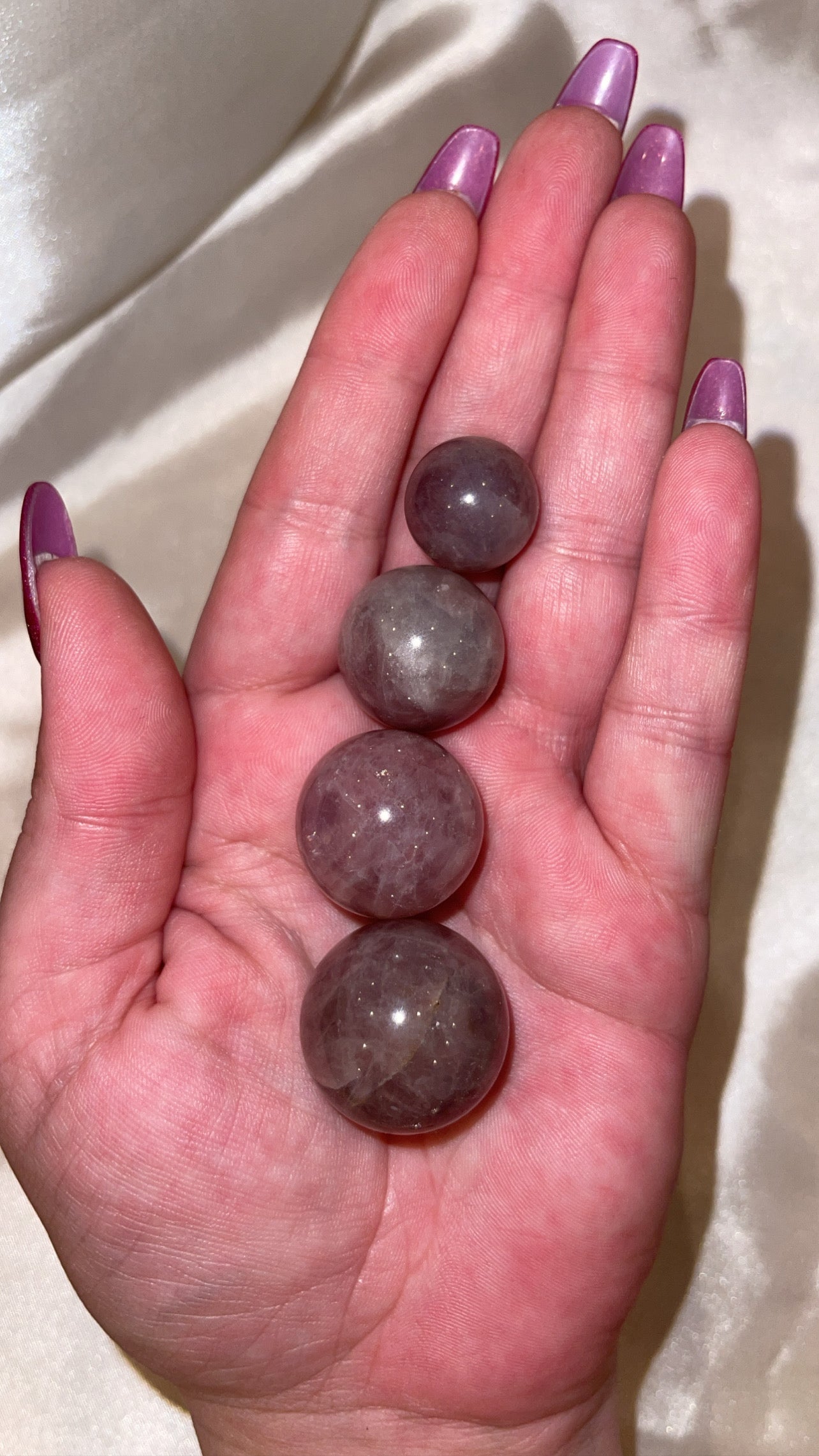 Lavender Rose Quartz Sphere