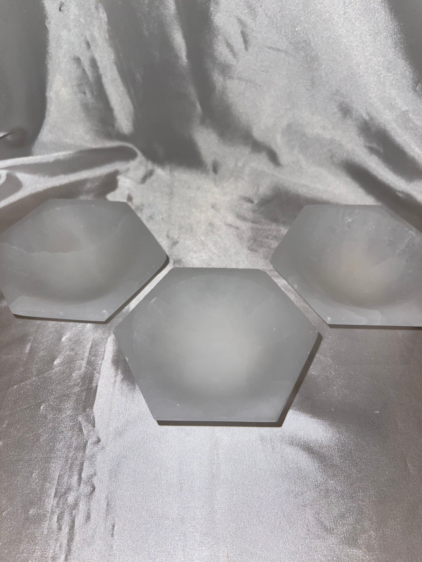 Selenite Hexagon Bowl