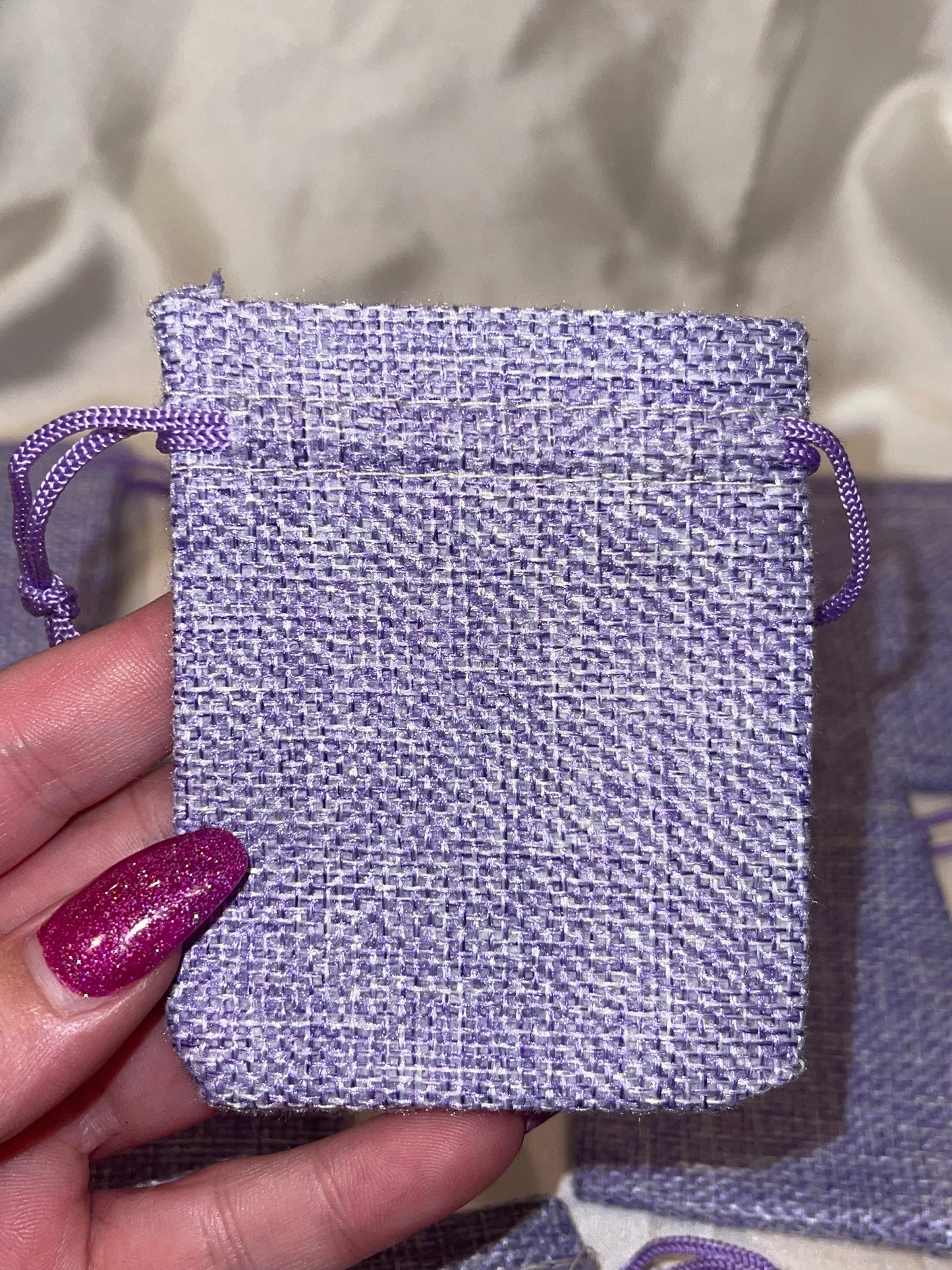 Lavender Drawsting bag