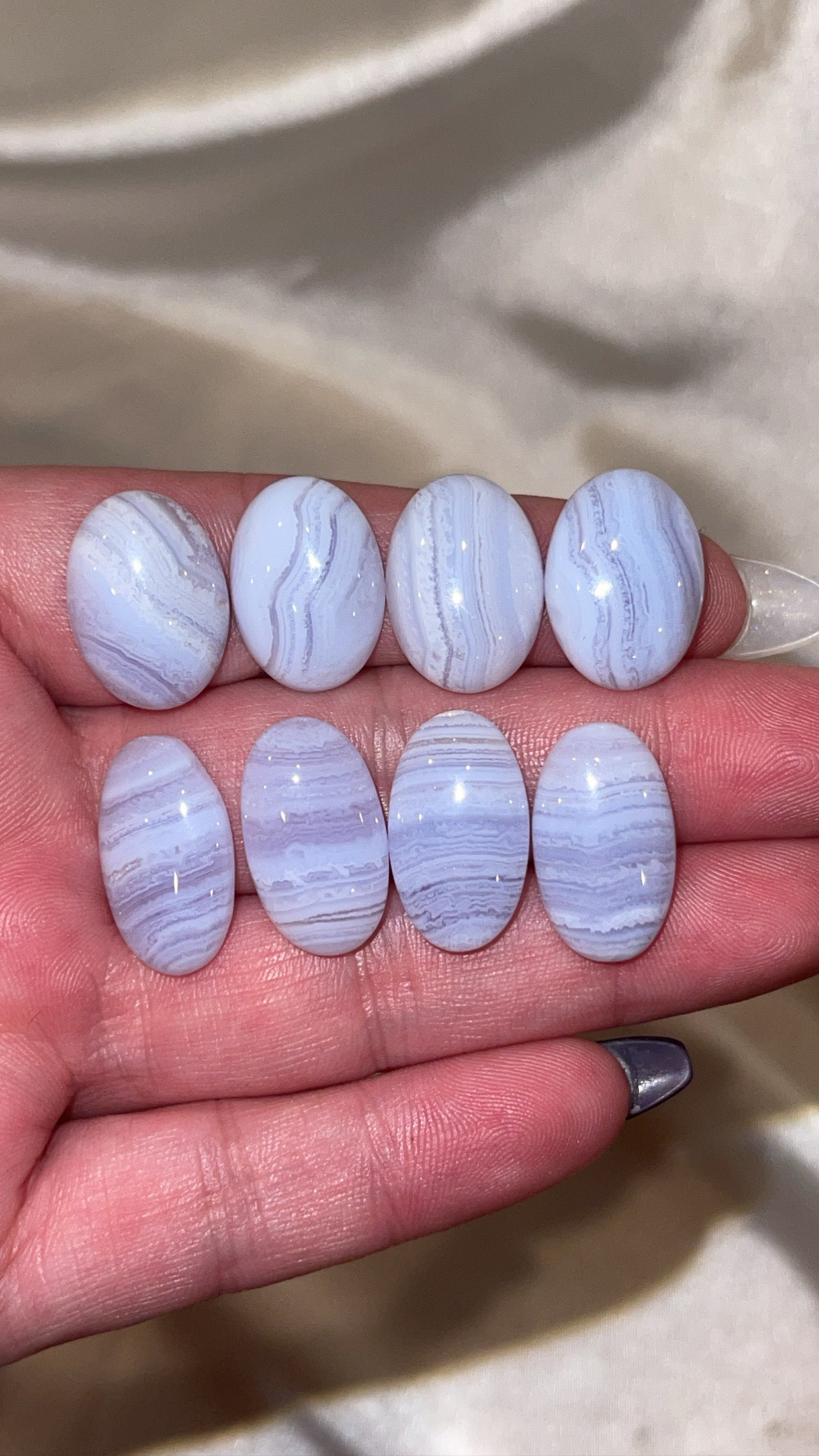 Blue Lace Agate Cabachon