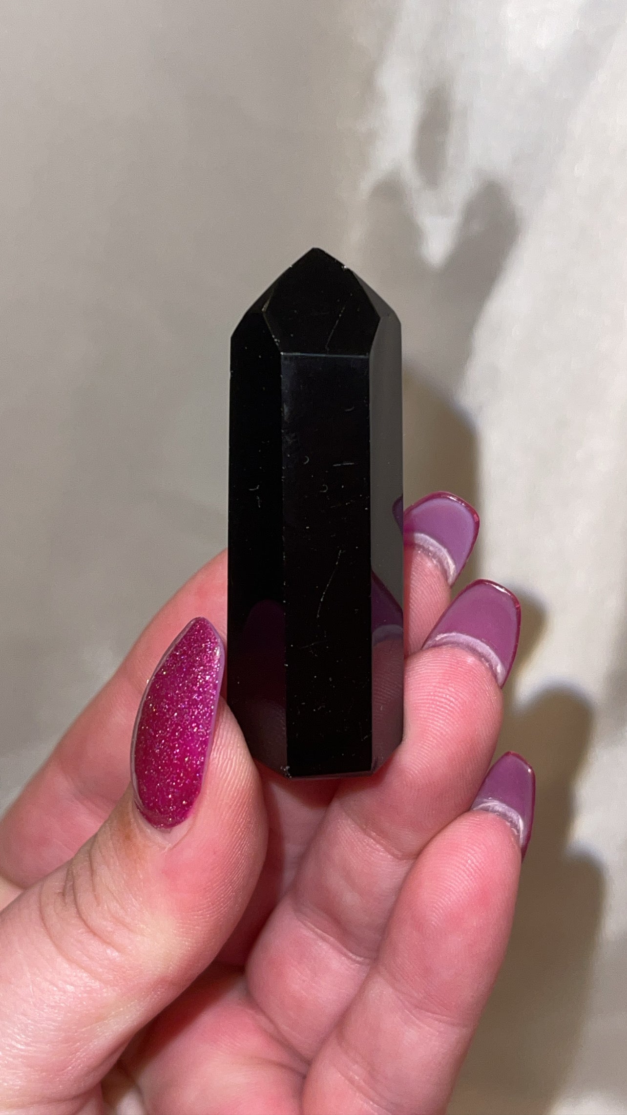Black Tourmaline Iron Tower
