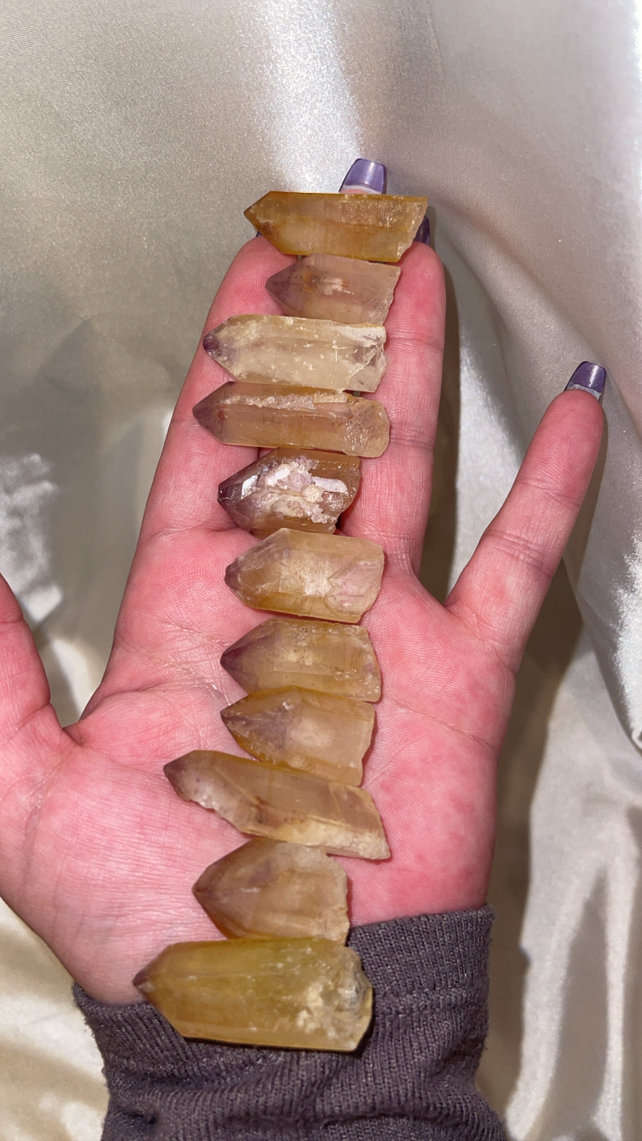 Golden Amethyst Point