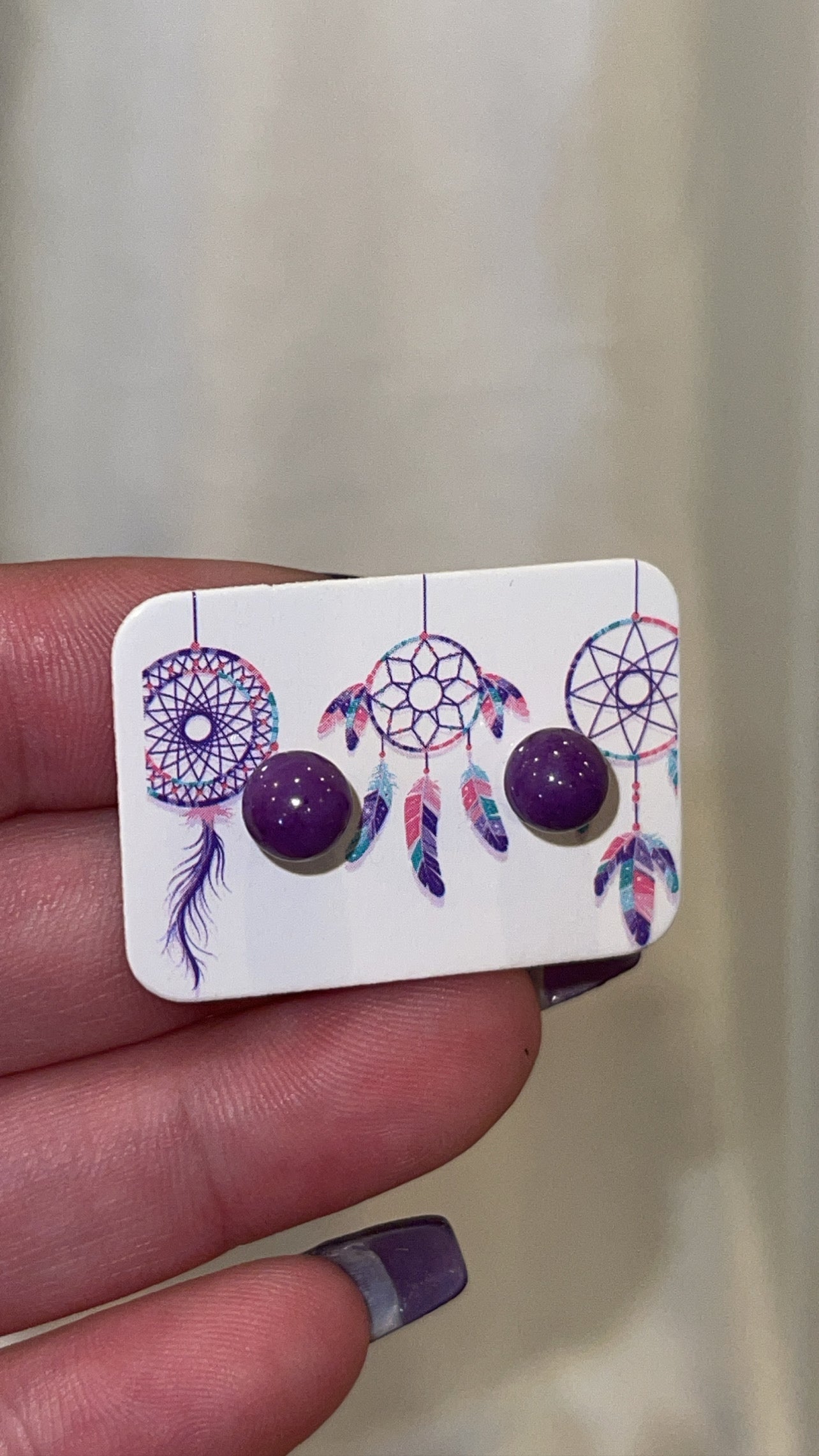 Crystal Stud Earrings ($9 each)