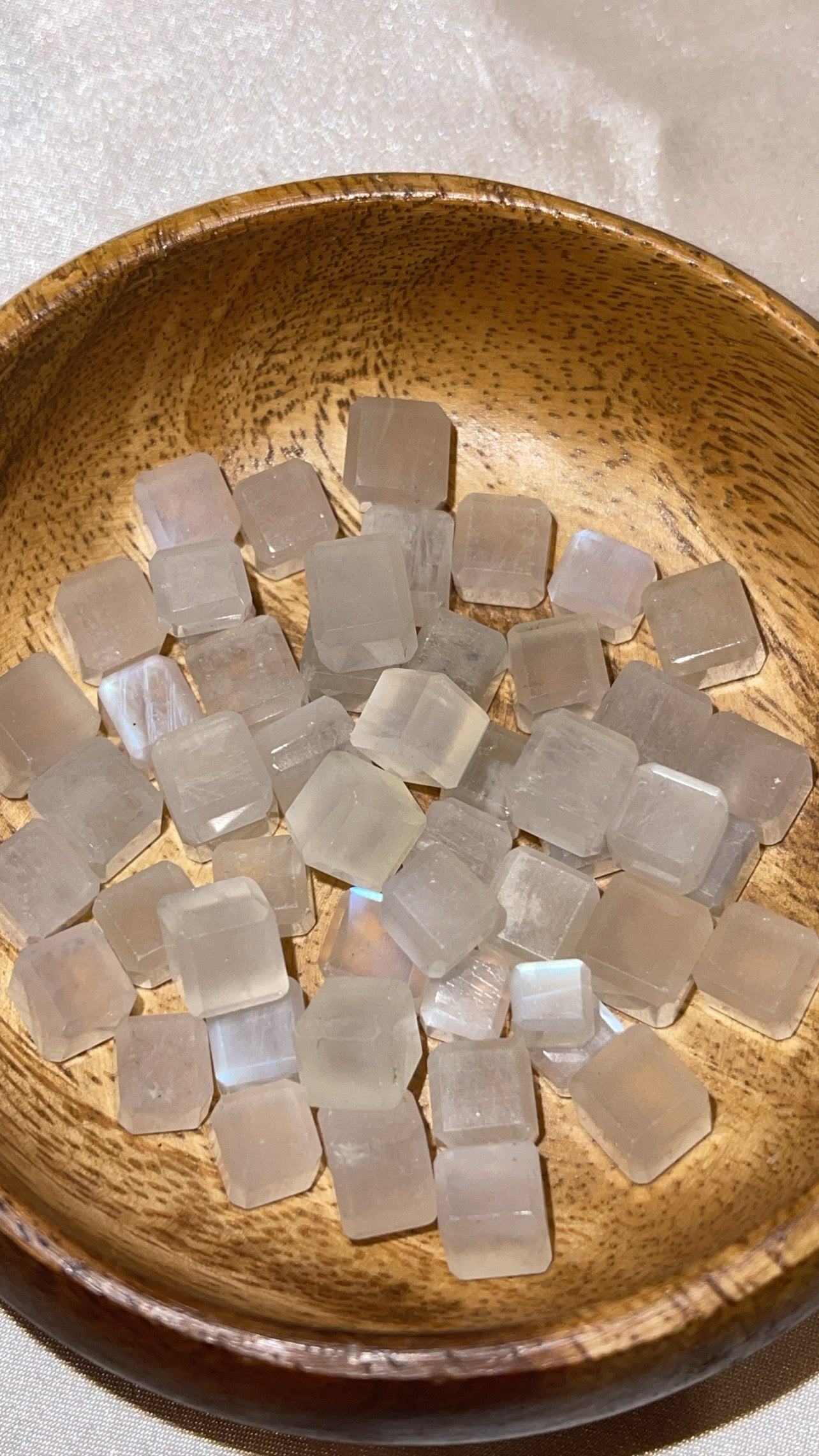 Rainbow Moonstone Mini Cube