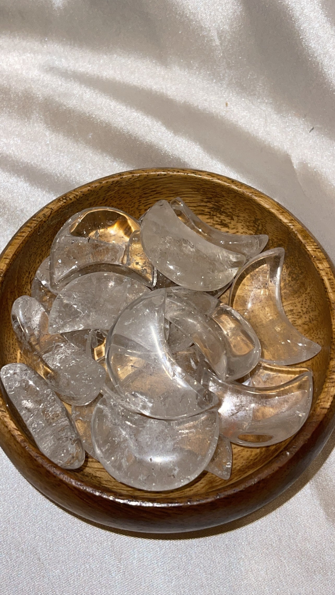 Clear Quartz Moon